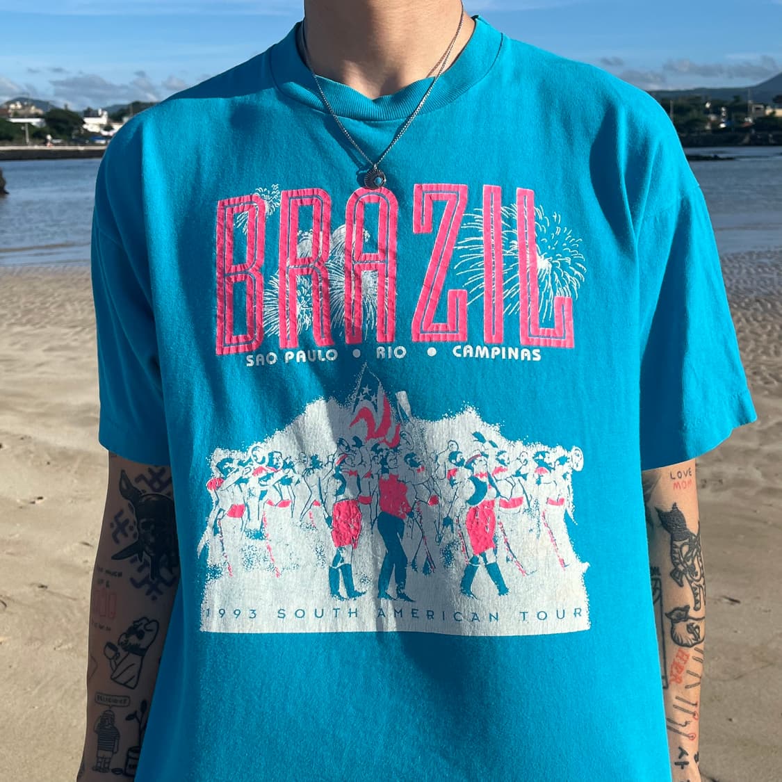 90’s Made in USA vintage T-shirts BLU 상품이미지3