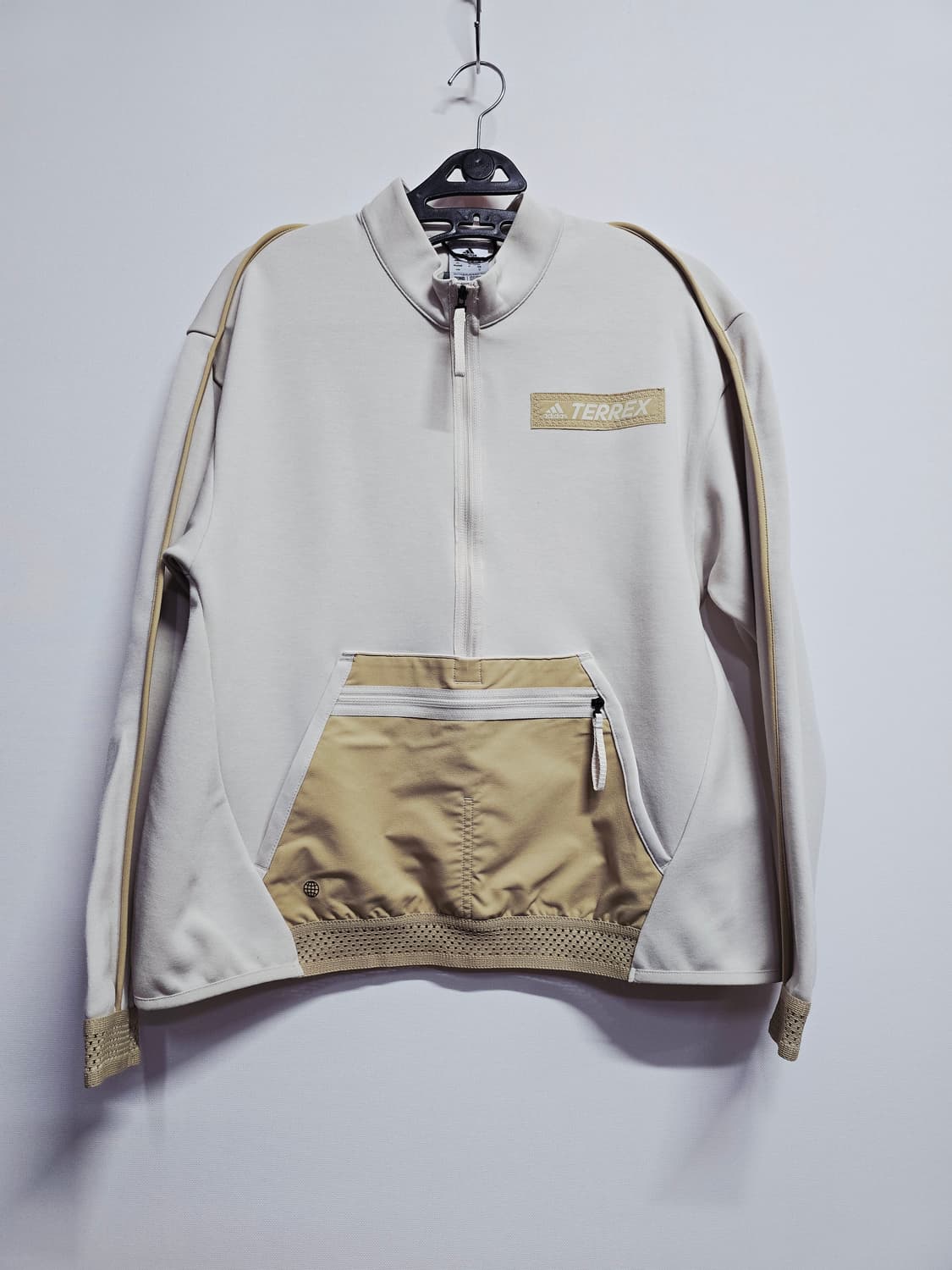 아디다스 테렉스 하프집업 맨투맨 아이보리 상품이미지1