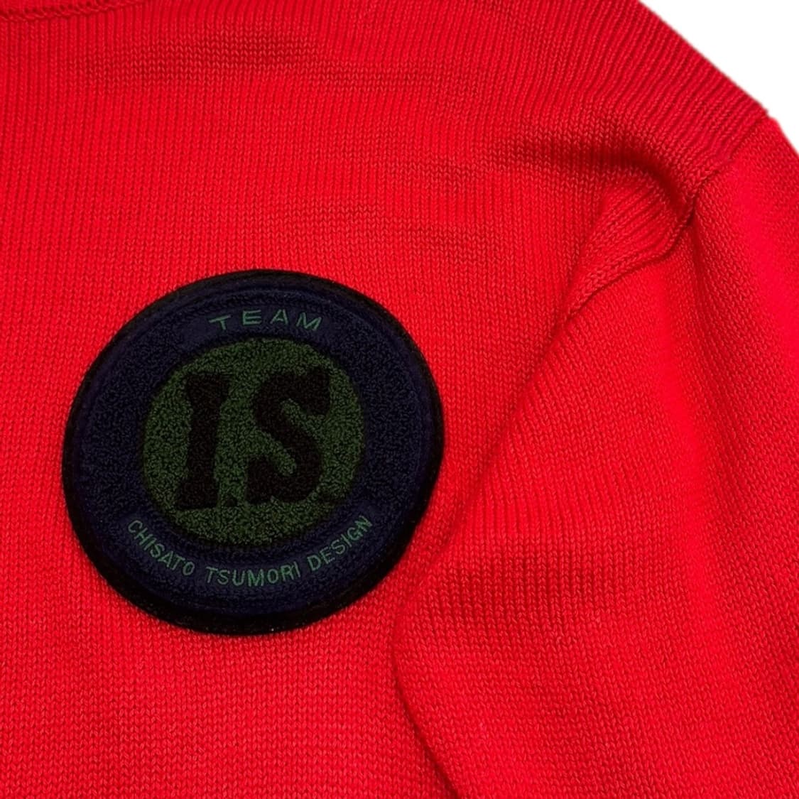 이세이 미야케 스포츠 by 츠모리 치사토 80s 엠브로이더리 패치 니트 상품이미지3