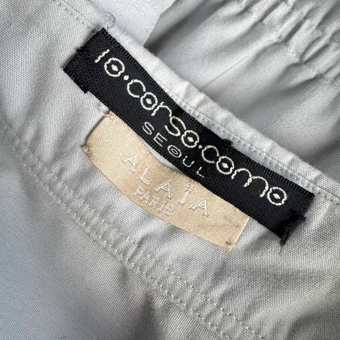 알라이아 꼬르소꼬모 티어드 셔츠 원피스 상품이미지3