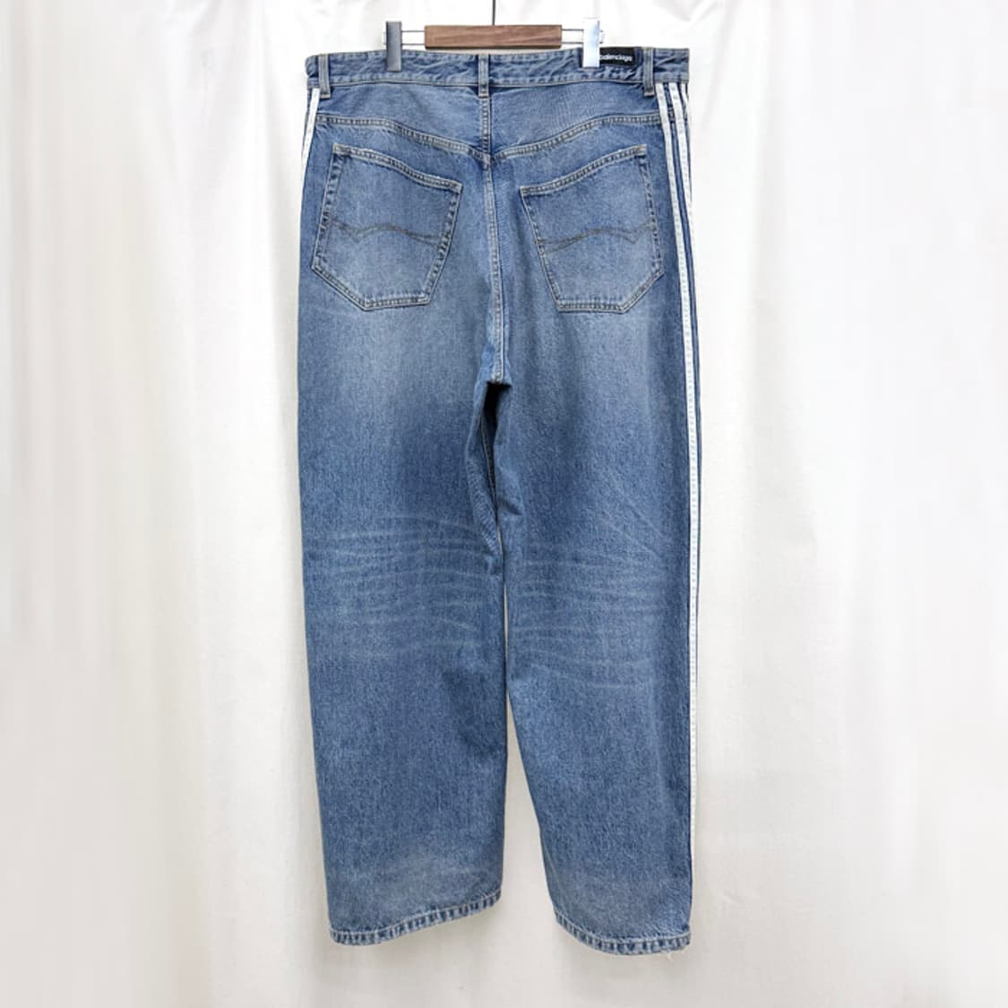 발렌시아가 아디다스 배기 데님 팬츠 연청 XL 상품이미지5