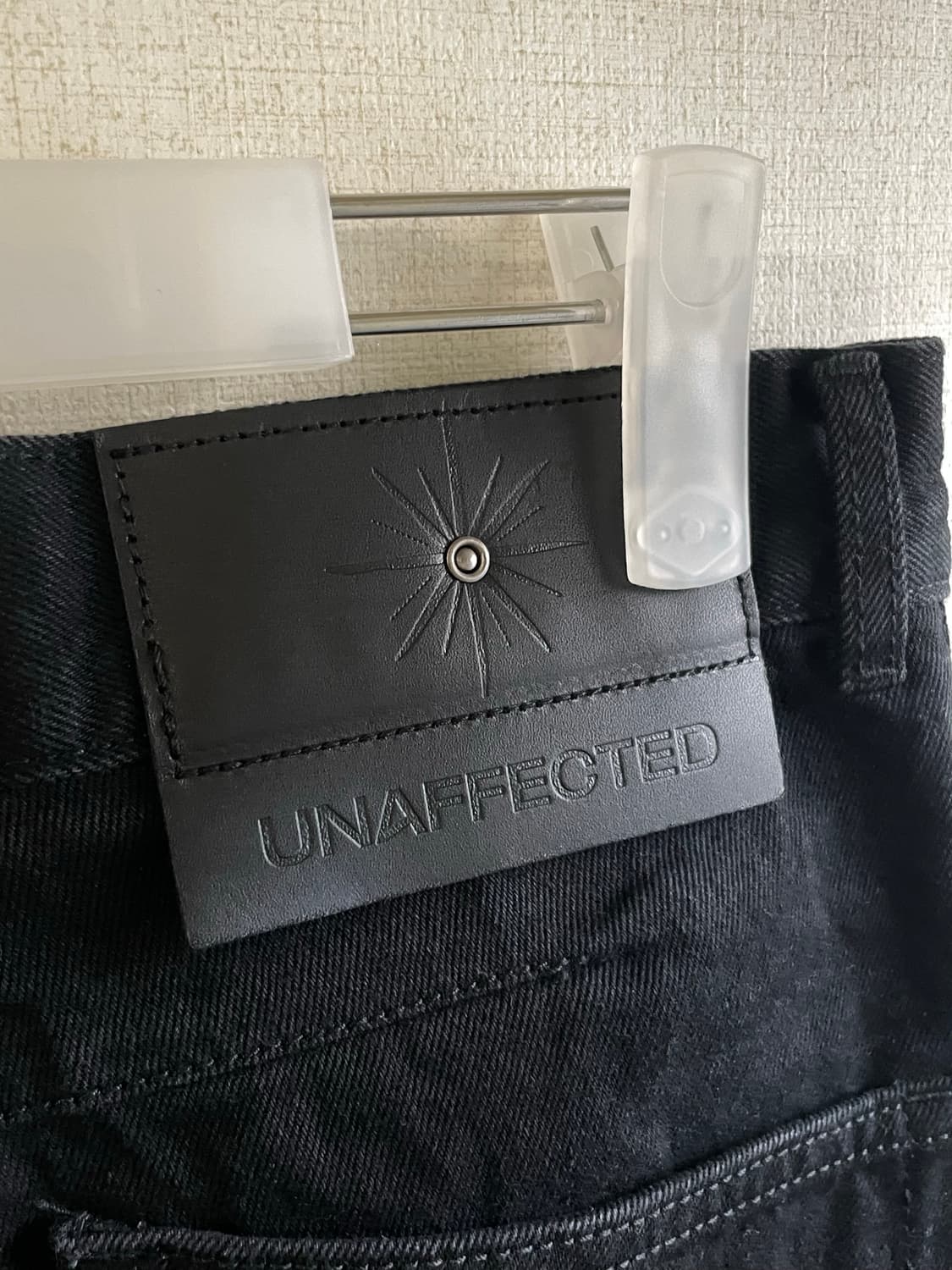 언어펙티드 스터드 블랙 데님 S 상품이미지5