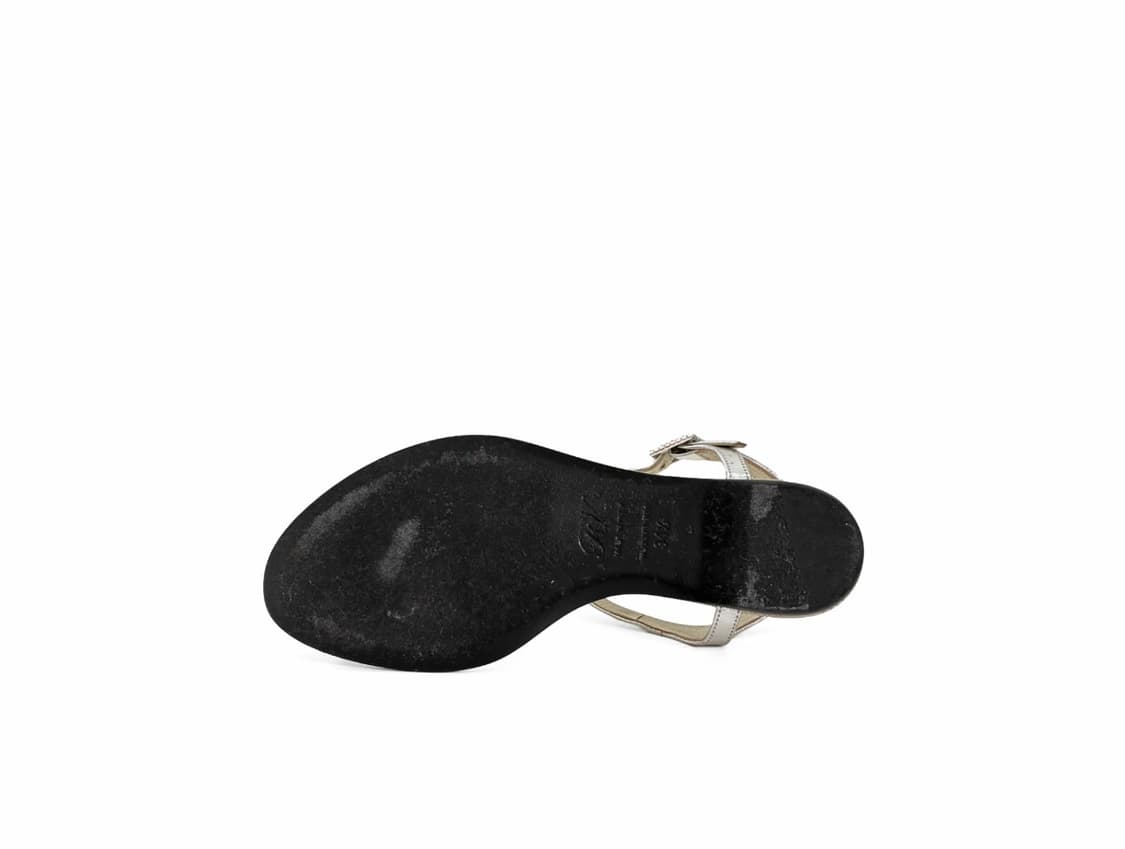 [34.5] 로저비비에 여성 비키비브 크리스탈 스트라스 샌들 뮬 골드 상품이미지5