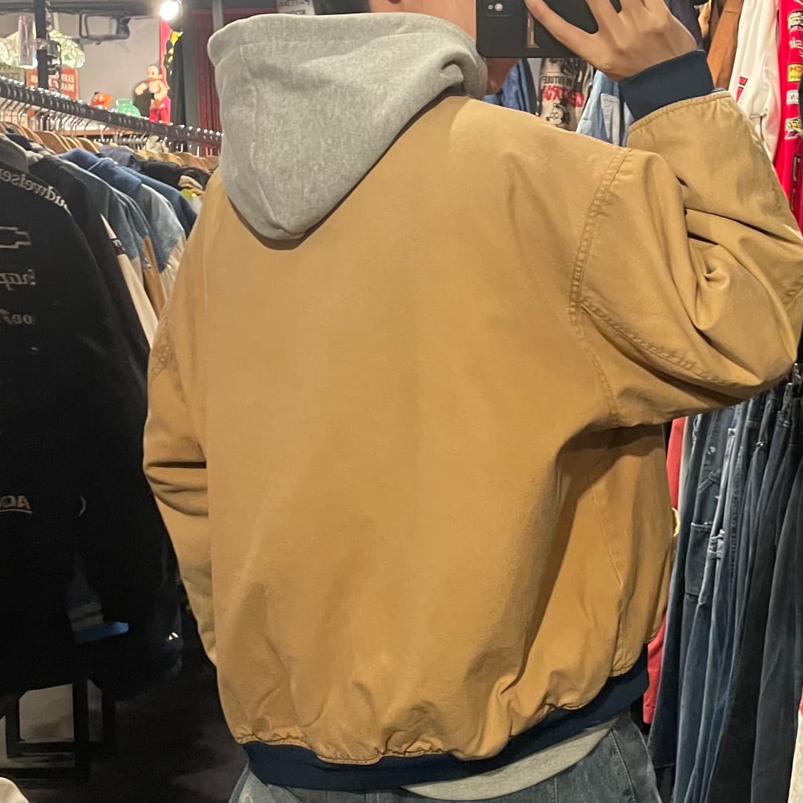 [IM] Vtg 베이지 카라 자수 워크자켓 상품이미지8