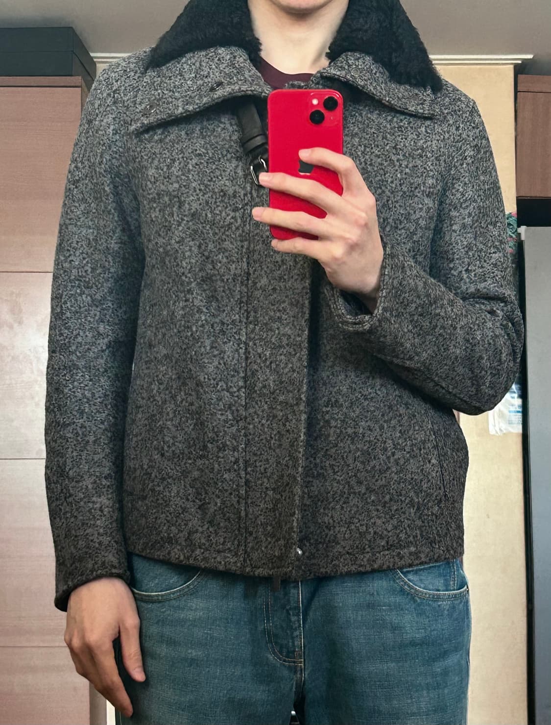 펜디 알파카 봄버 자켓 상품이미지2