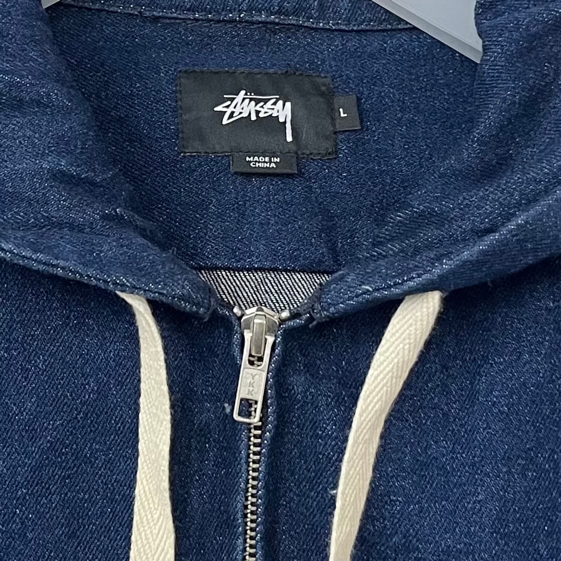 스투시 자수로고 데님 후드 자켓 상품이미지7