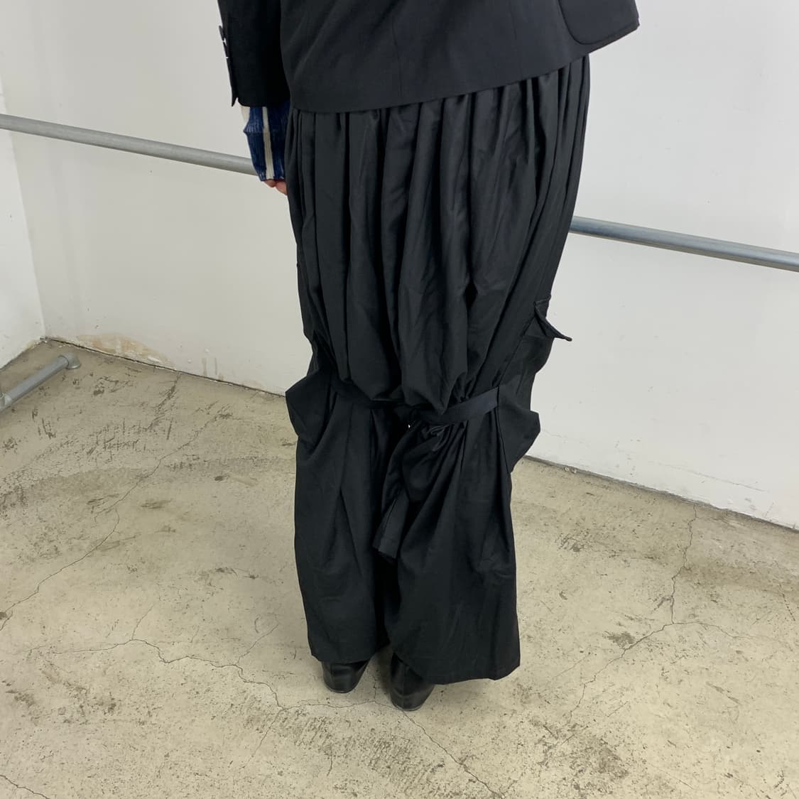 노 아이디 블랙 2-Way 스커트 팬츠 상품이미지6