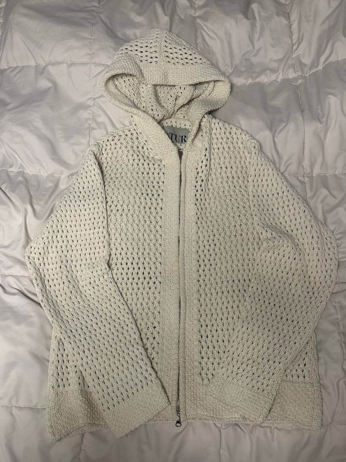 [XL] 세터 헤비 코튼 메쉬 후드집업 상품이미지1