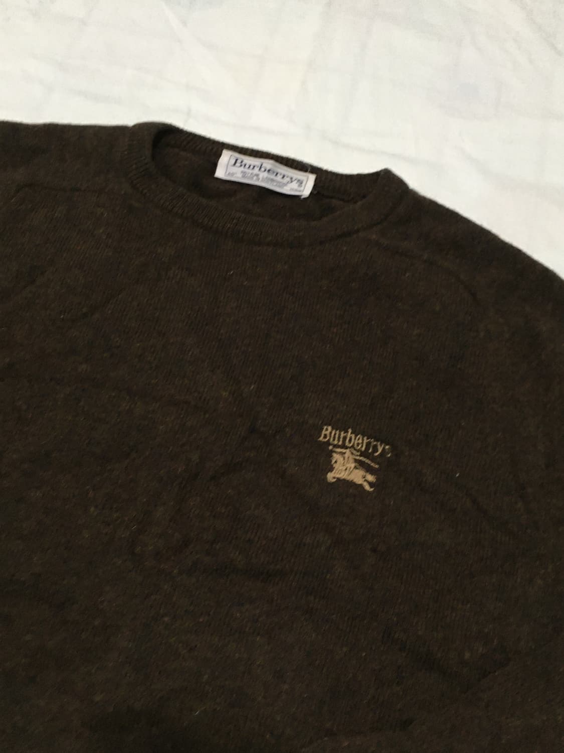 버버리 Burberry 램스울 브라운 니트 상품이미지2