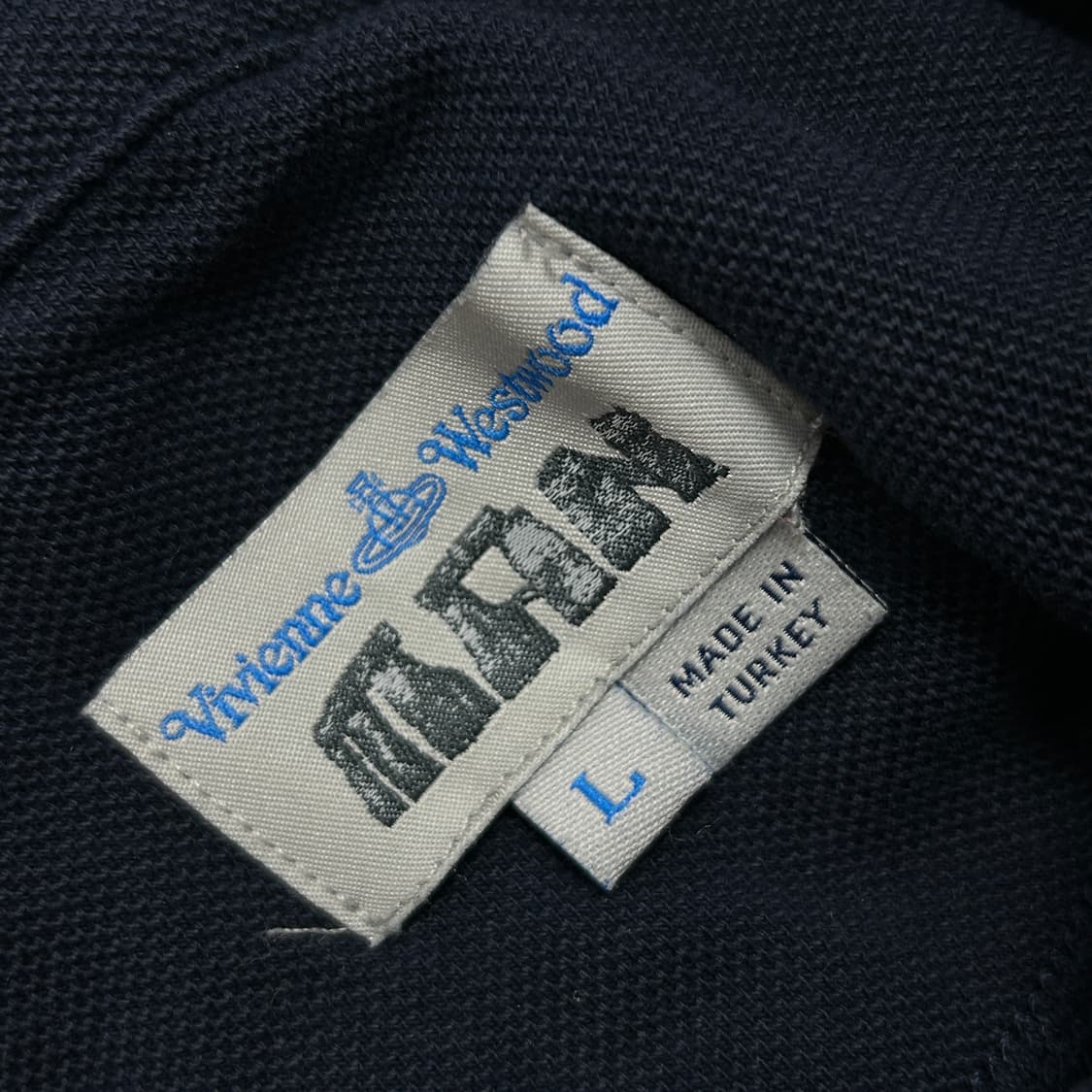 (한글택)비비안웨스트우드 네이비 카라티(L) 상품이미지2