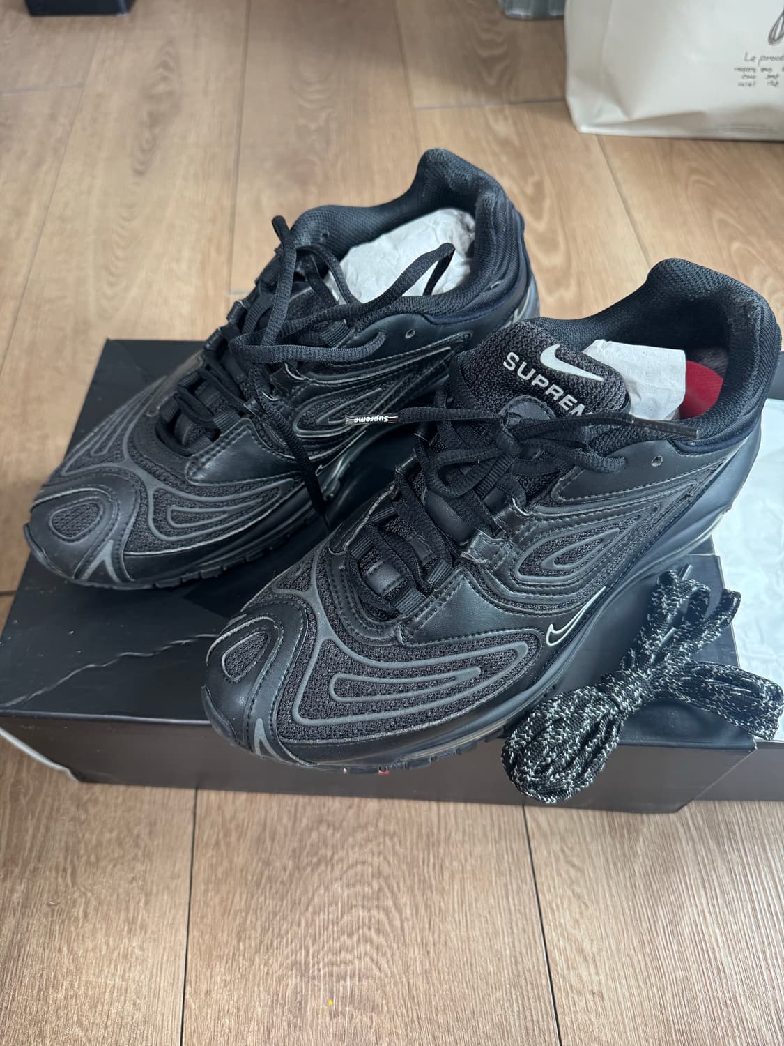 나이키x슈프림 에어맥스 98 tl 블랙 270 상품이미지1
