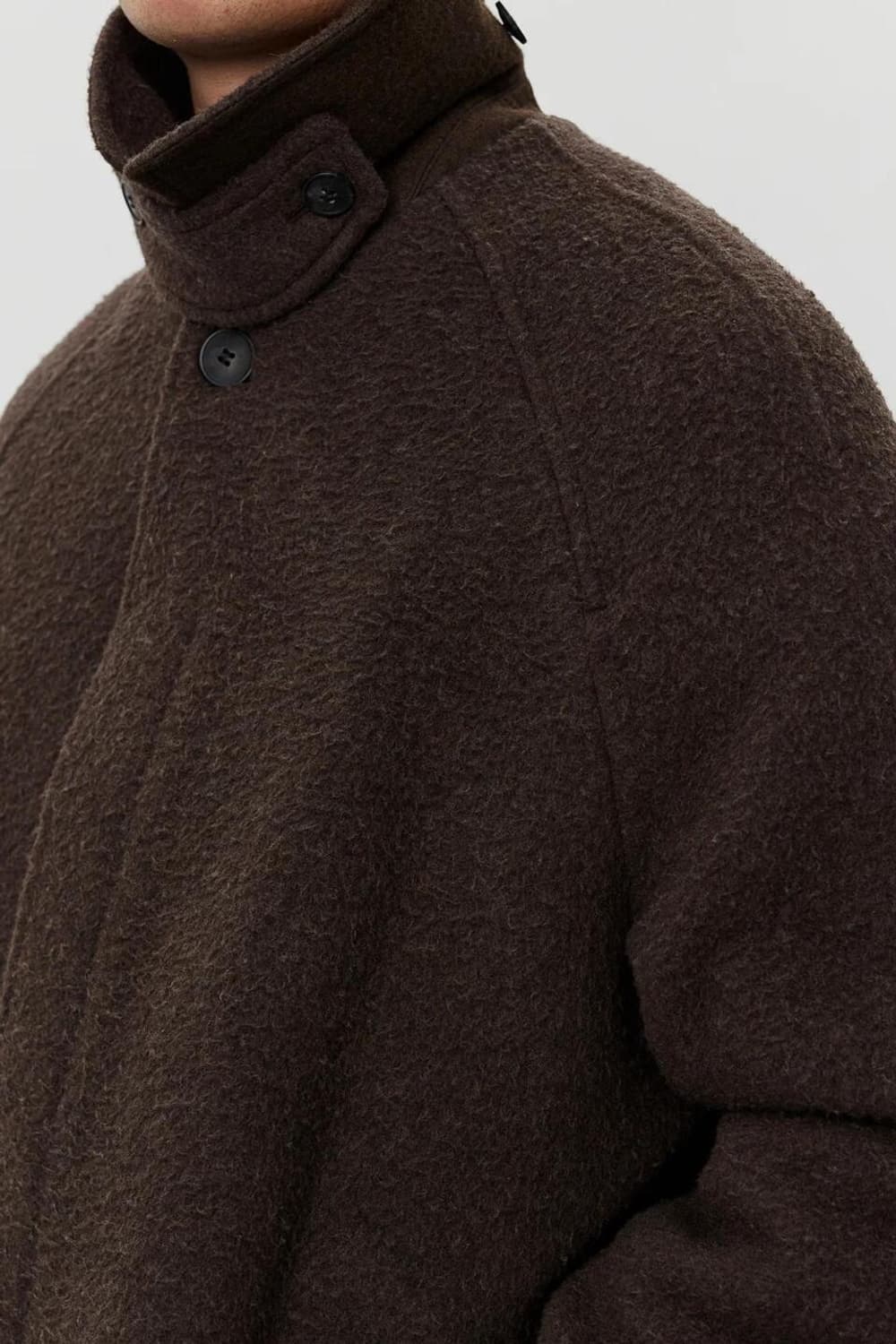 mfpen 코트 brown fuzz 상품이미지7