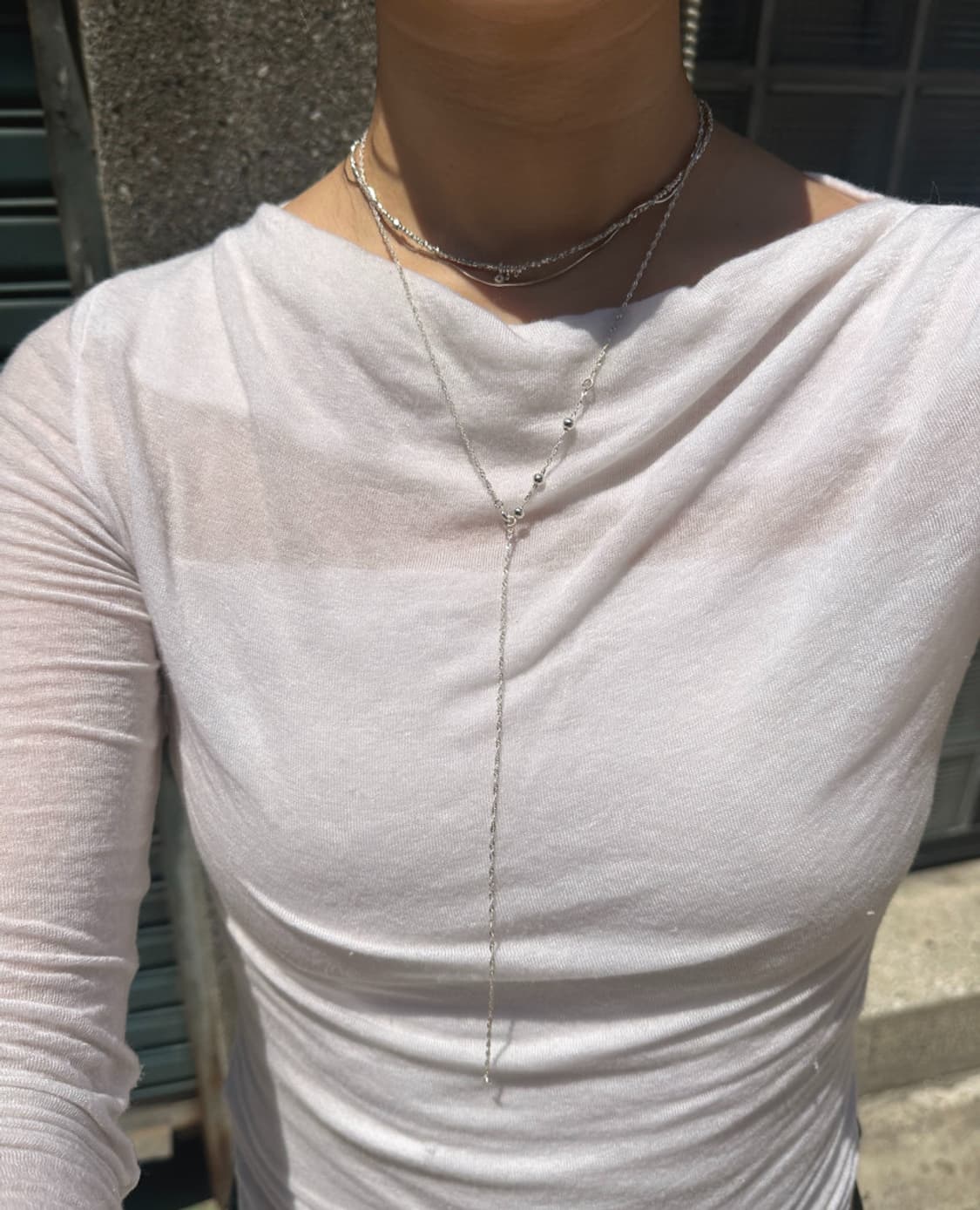 Musta Trio Flow 925Silver Necklace 상품이미지6