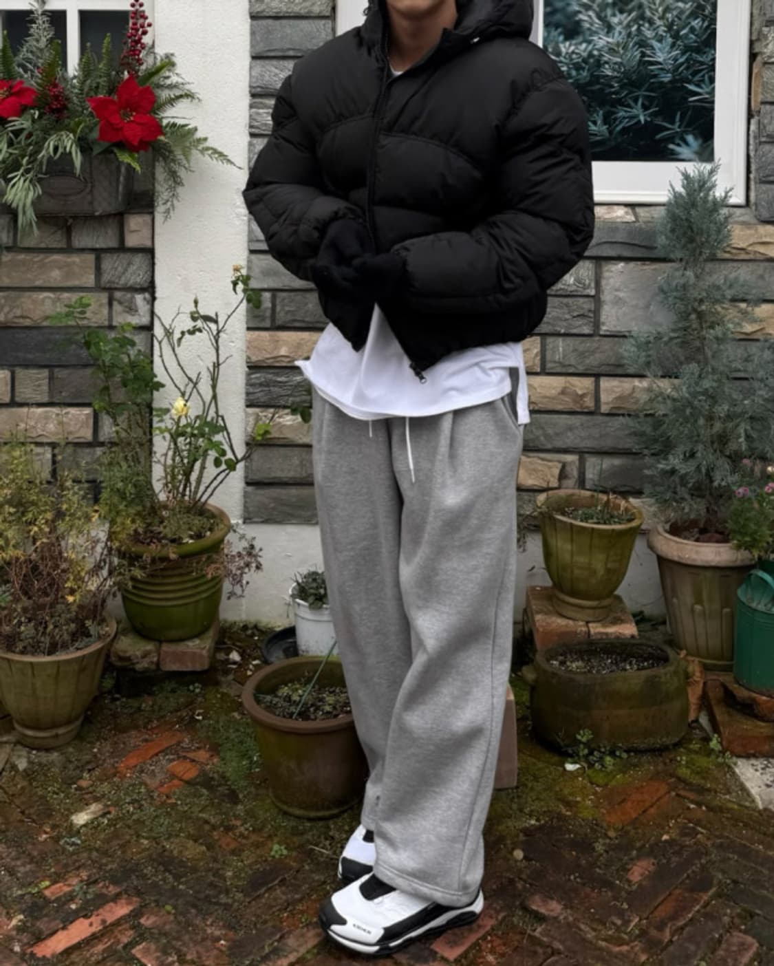 절개 숏패딩 상품이미지2