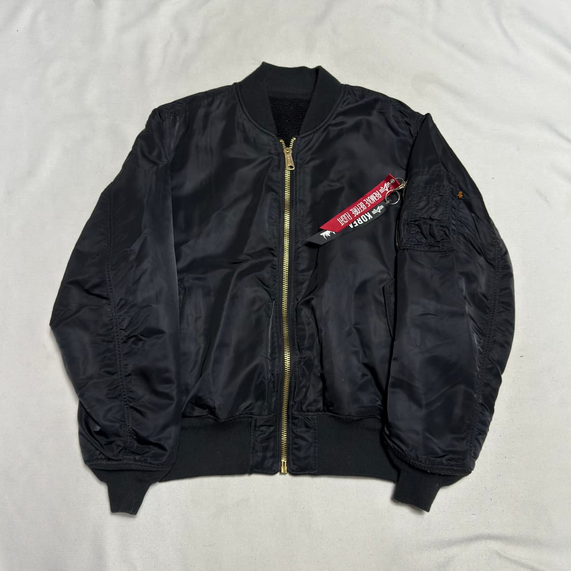 L 알파인더스트리 X 디스이스네버댓 리버시블 항공 자켓 상품이미지3