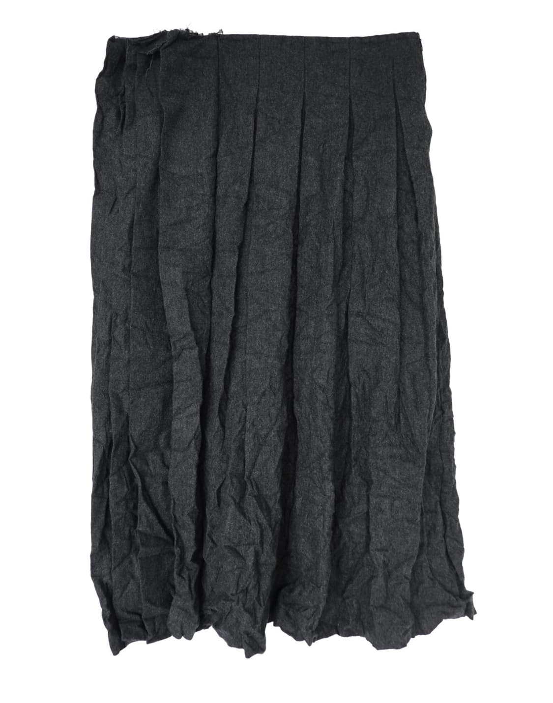 Paper Wool Offbeat Pleats Skirt 상품이미지3