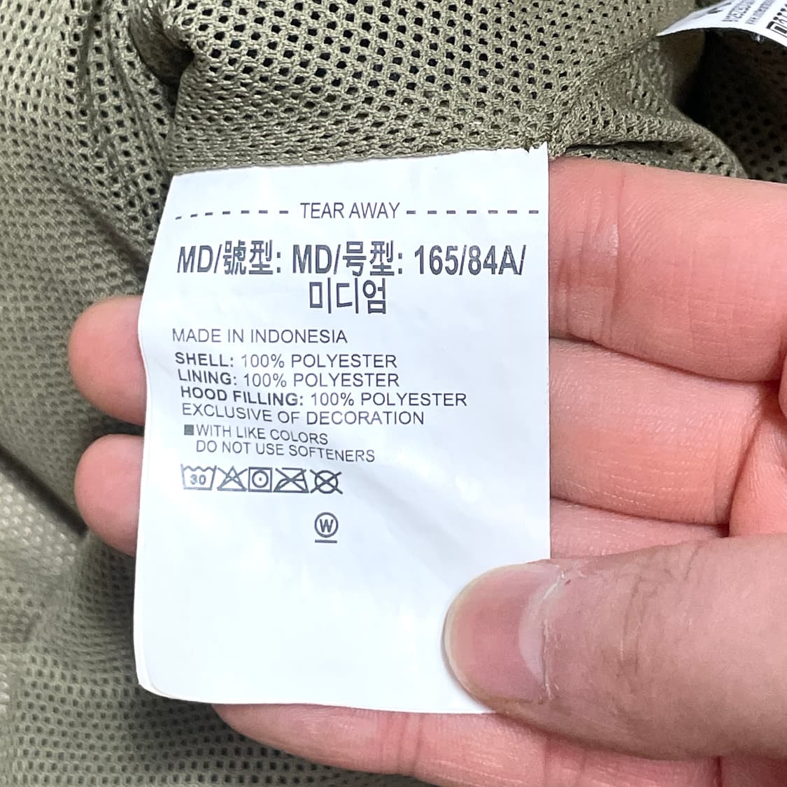 언더아머 핑크 배색 플리스 후드집업 남성M  상품이미지5