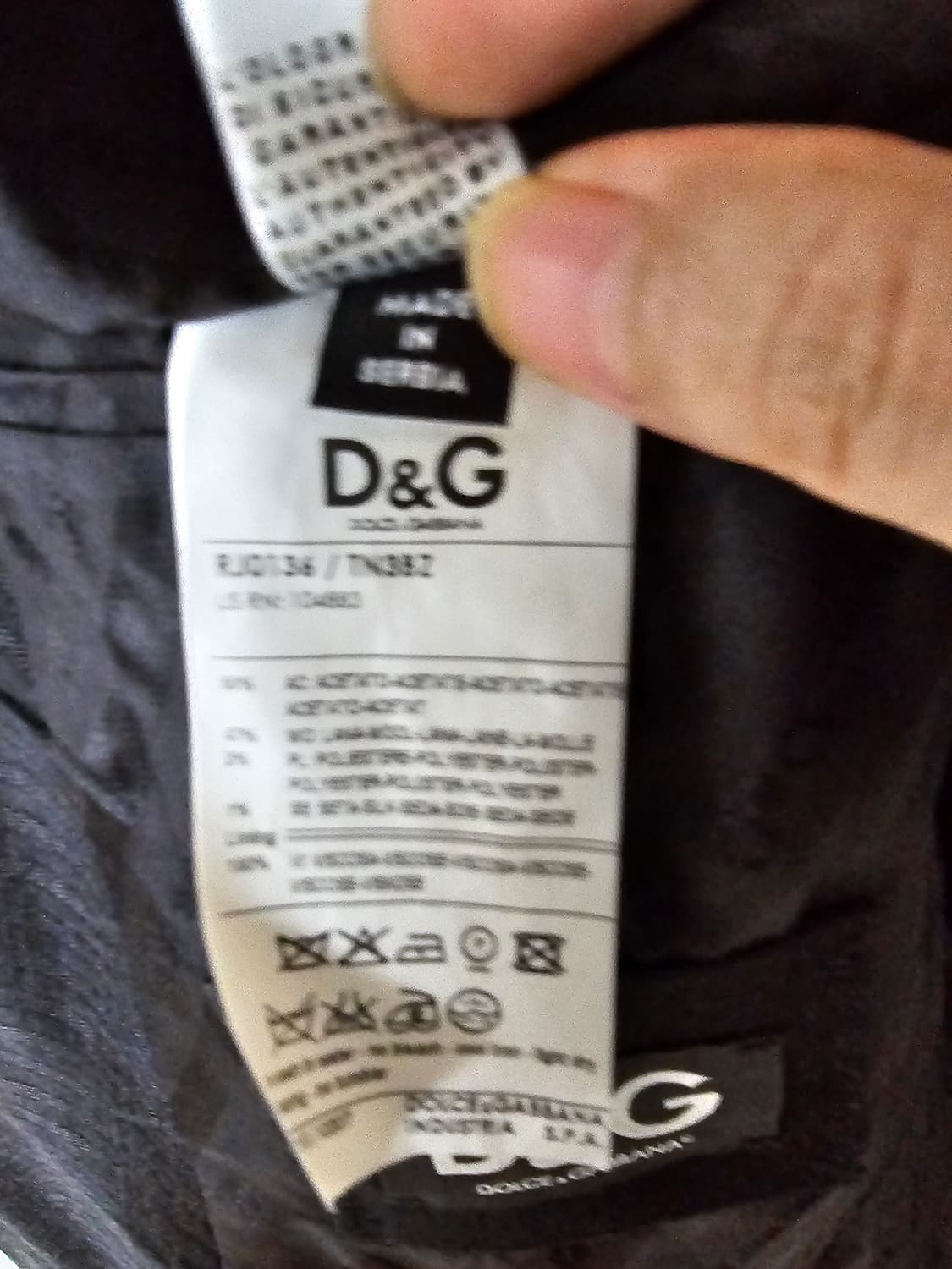 돌체앤가바나 블랙 숄카라 자켓(48/95~100) 상품이미지10