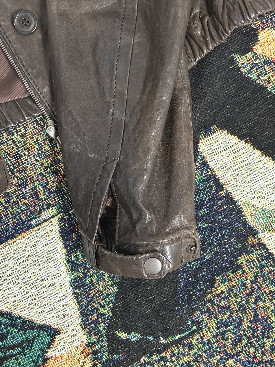 일본 빈티지 투모로우랜드 양가죽 자켓 상품이미지4