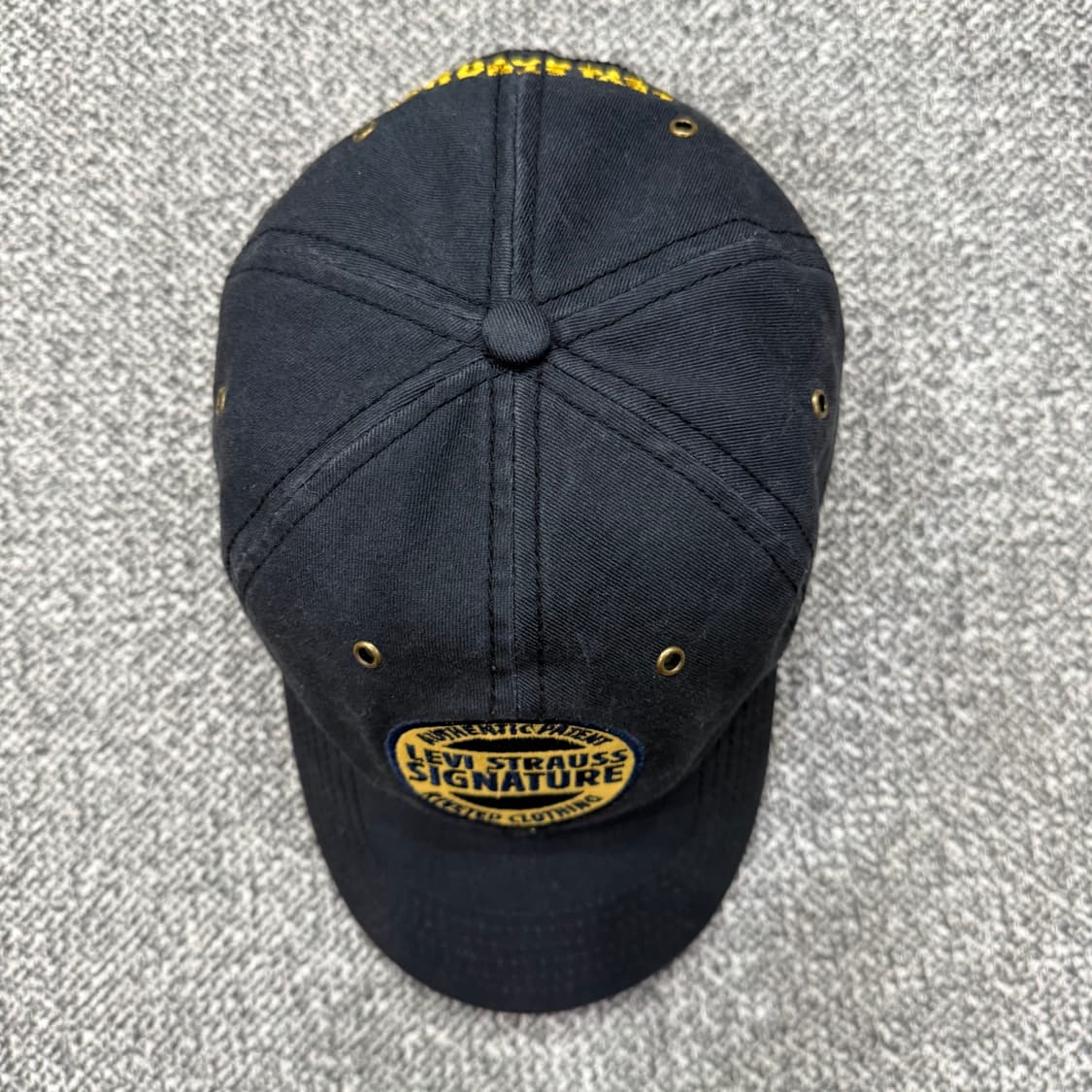 품명 - F 리바이스트라우스 시그니처 리벳 빈티지 볼캡 모자 상품이미지3