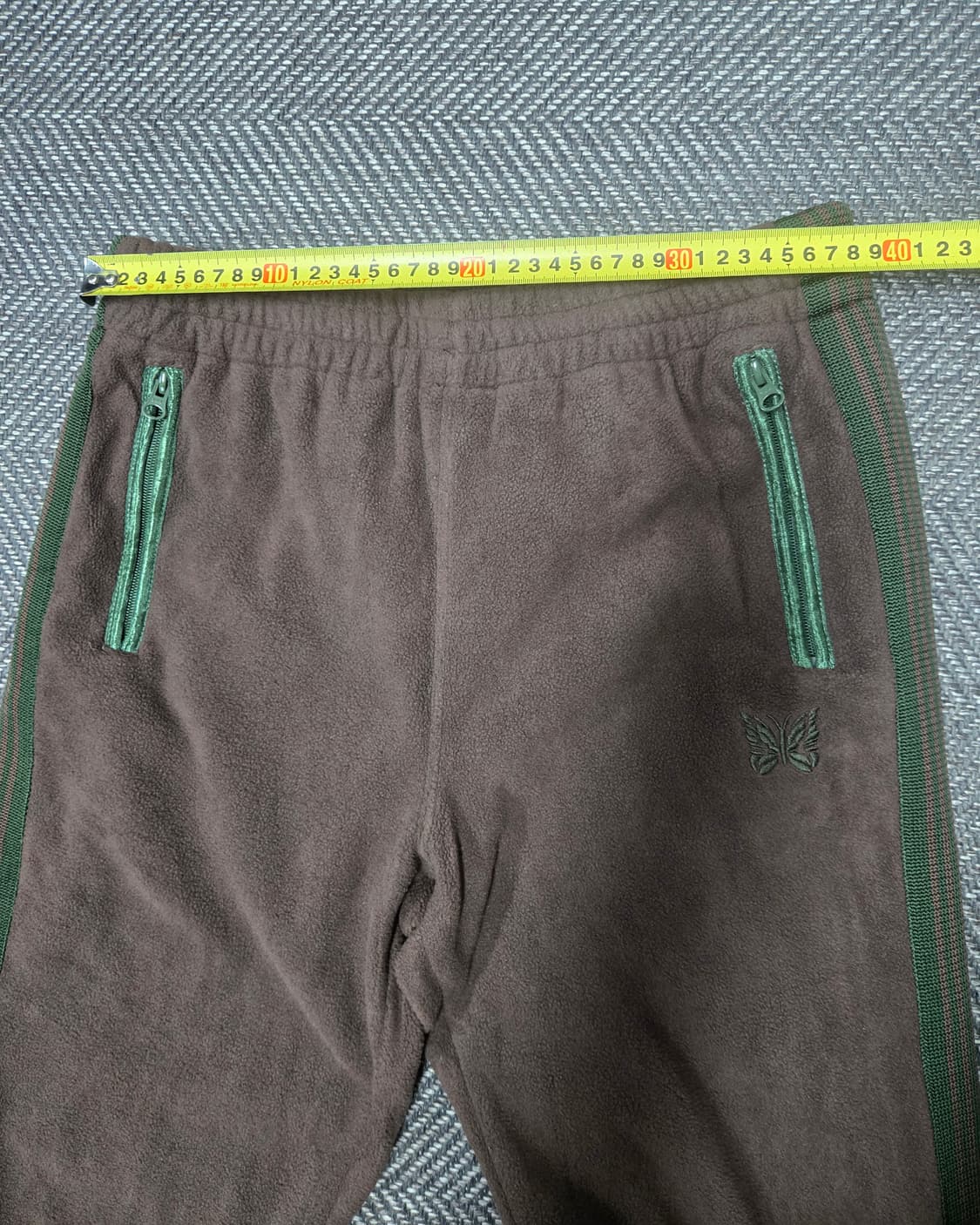 니들스 플리스 트랙 팬츠 브라운 그린 상품이미지6