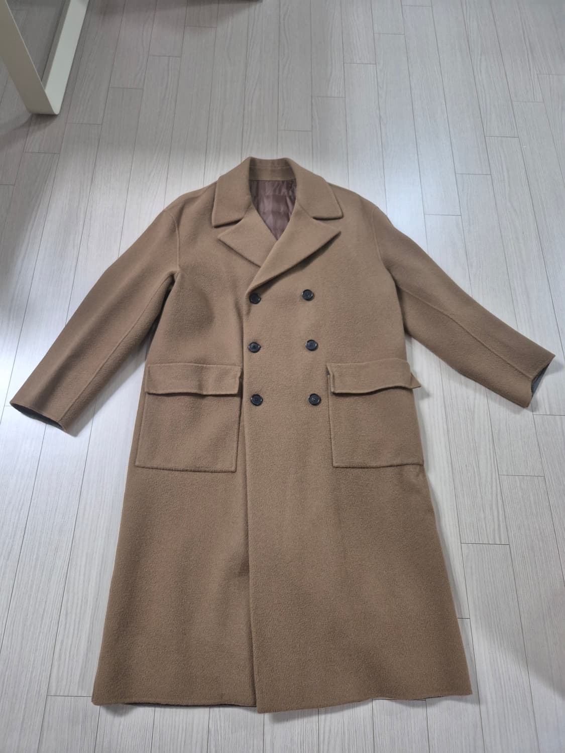 캐서린햄넷런던 캐시미어 핸드메이드코트 상품이미지1