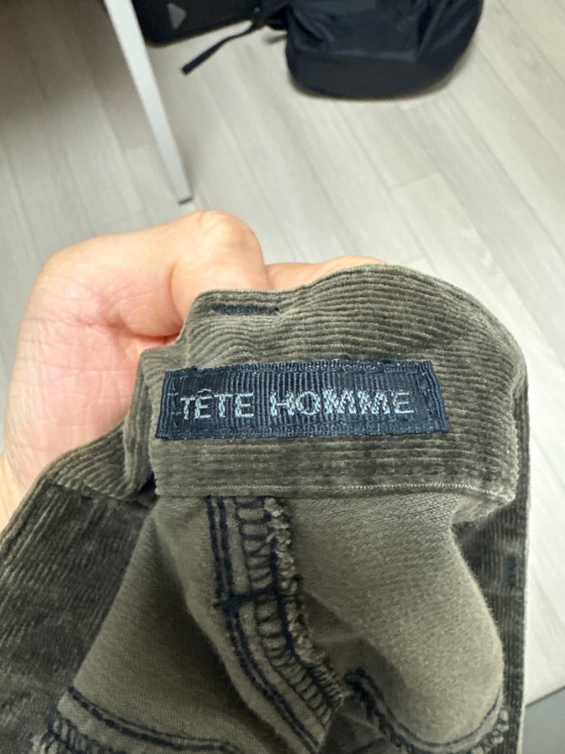 Tete homme 코듀로이 플레어 팬츠 상품이미지3