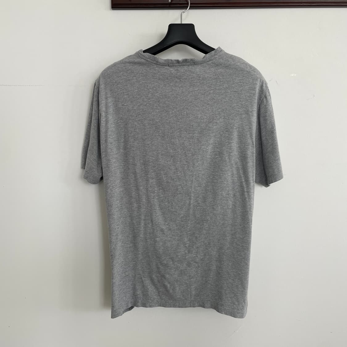 MSGM 공용 L,77 밀라노 로고 그레이 반팔 티셔츠 상품이미지4