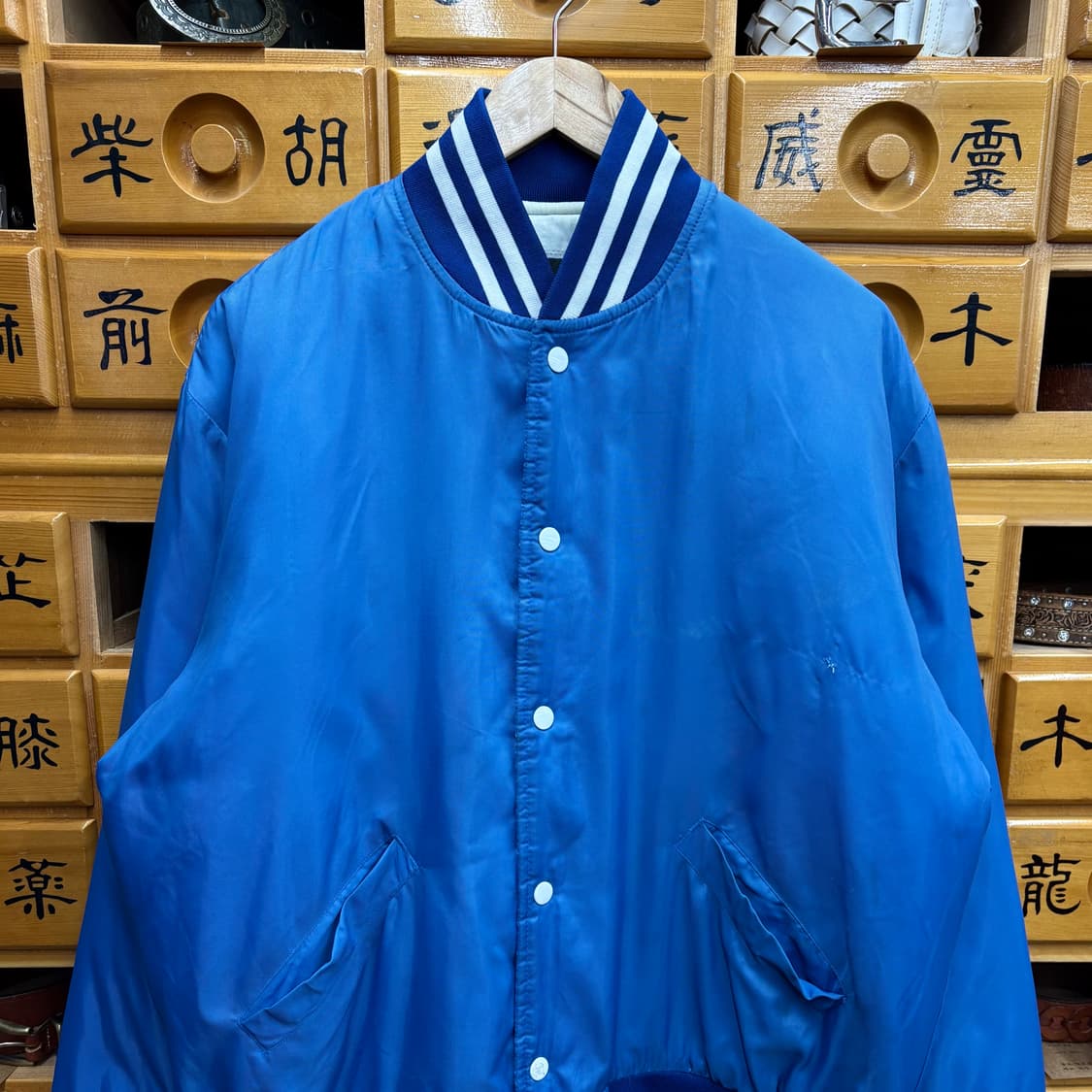 (L) 할로웨이 나일론 바시티 누빔 자켓 상품이미지2