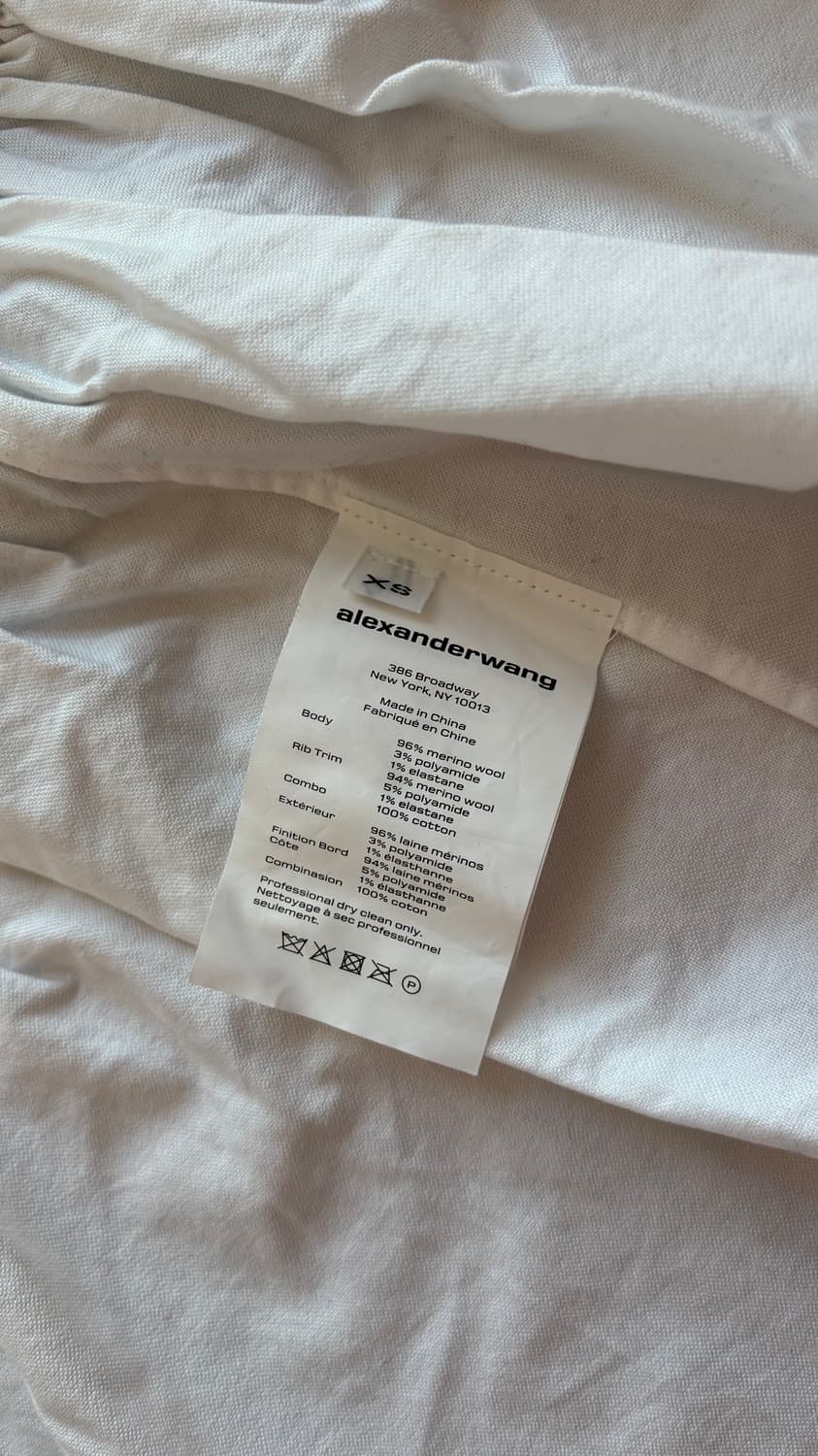 알렉산더왕 레이어드 셔츠 가디건 xs 상품이미지4