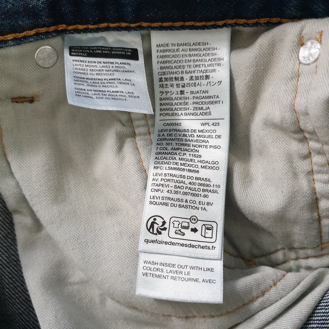 LEVI'S 578 스트레이트 데님 팬츠 상품이미지6