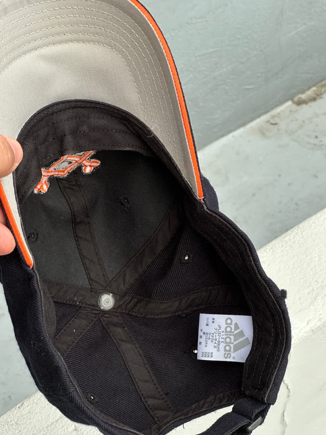 [M-L] 아디다스 요미우리 자이언츠 로고 네이비 볼캡 모자 상품이미지5