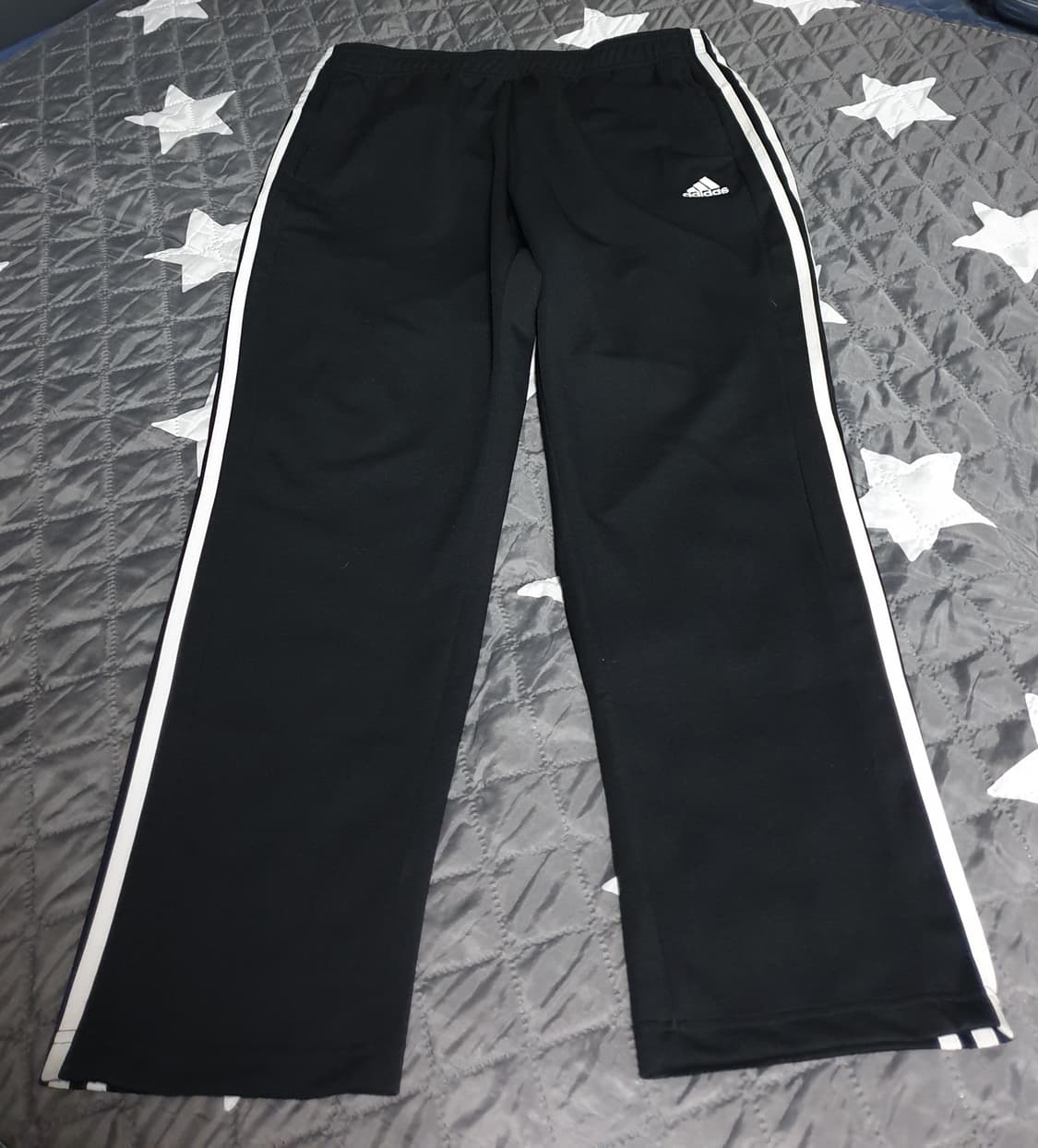 아디다스 삼선 웜업 트레이닝 팬츠 블랙 (2XL) 상품이미지1