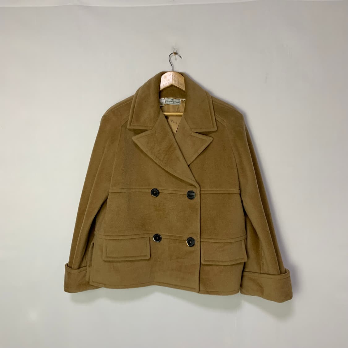 발렌티노 이태리 빈티지 하프 숏코트 더블버튼 피코트 상품이미지1