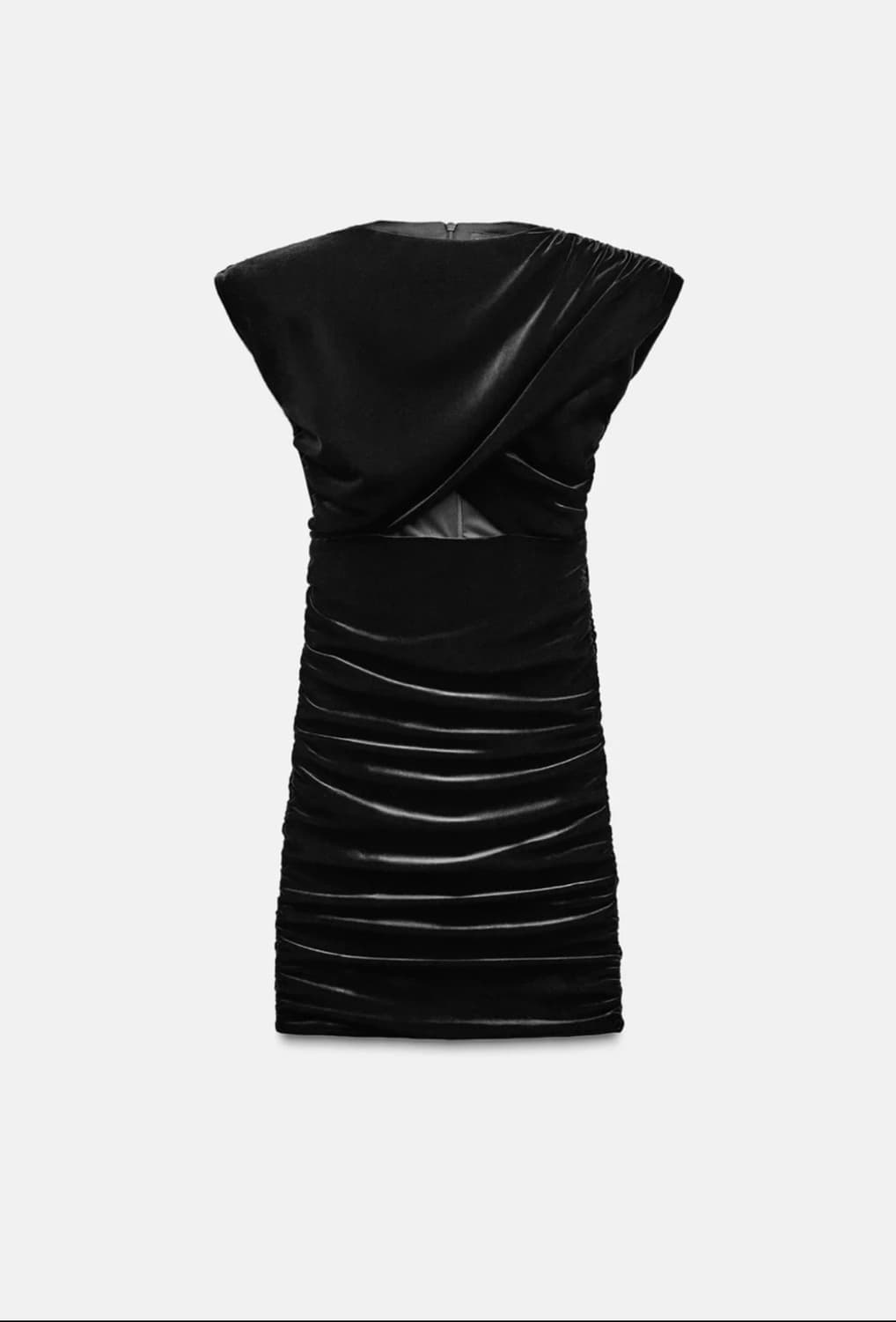 자라 벨벳 미니 컷아웃 원피스 M 상품이미지1