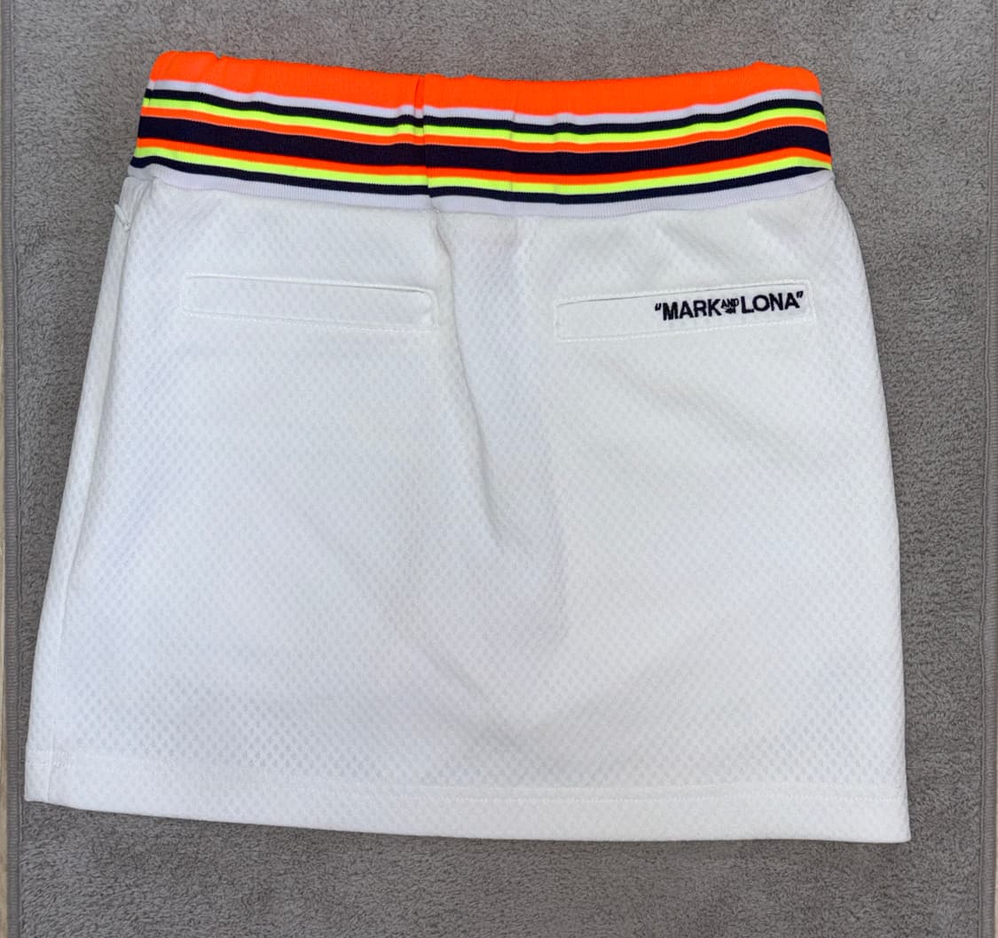 [S급] 초특가 ❗️❗️마크앤로나 골프 스커트 화이트 S 상품이미지2