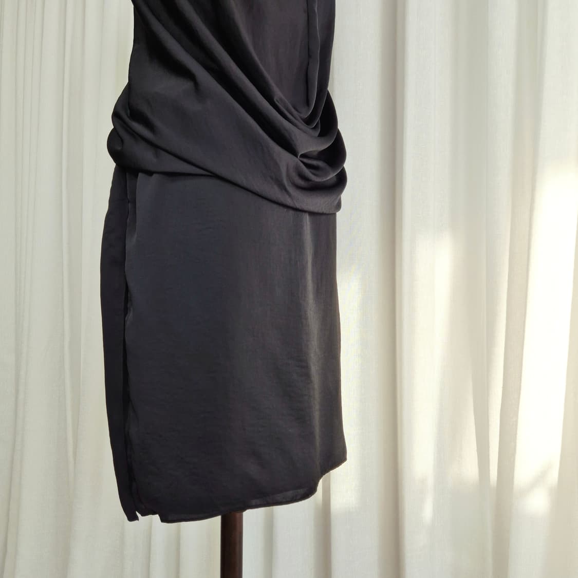 까르뱅 CARVEN 셔링 드레이프 원피스 드레스 (55) 상태최상 상품이미지8