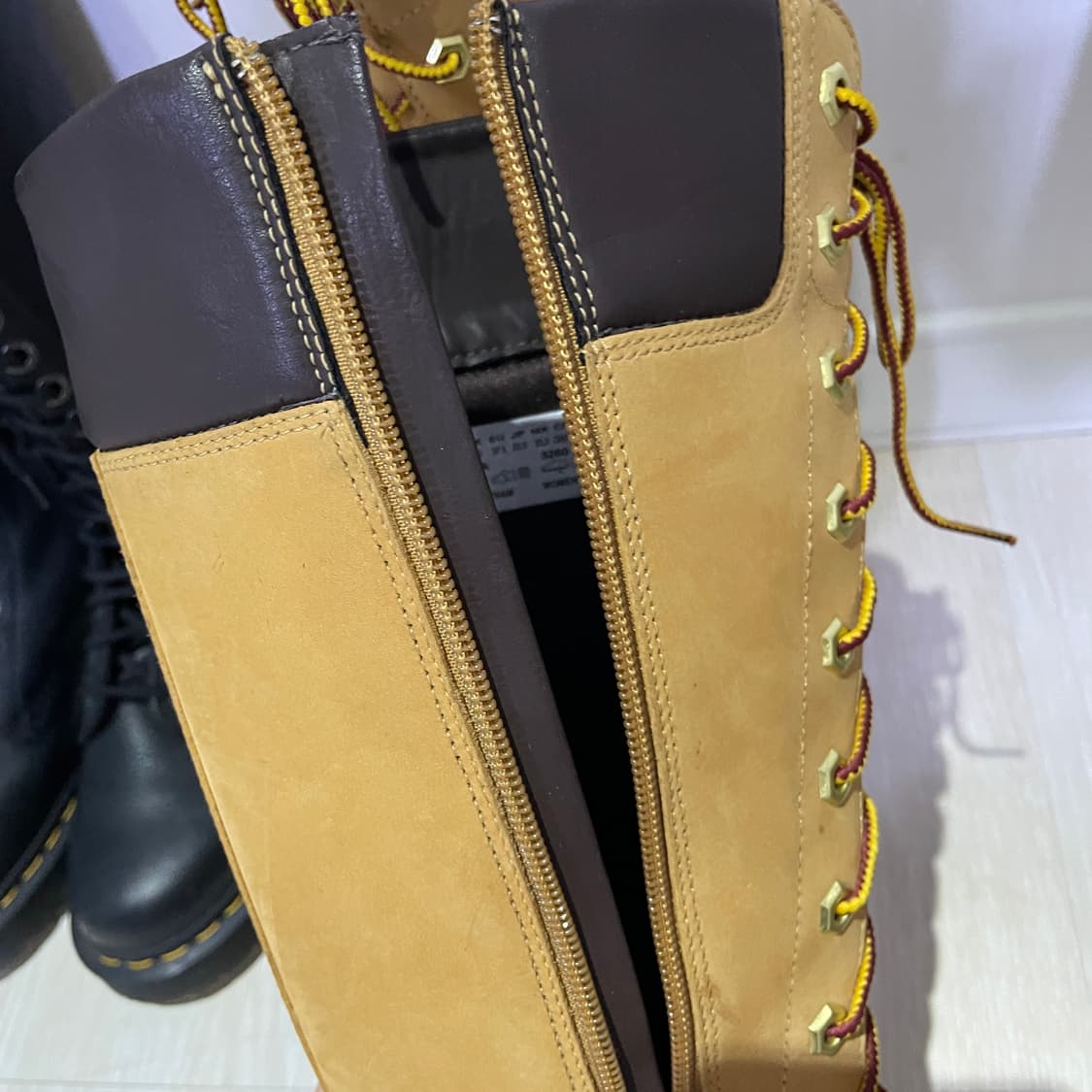 [uk4.5] 팀버랜드 14인치 롱부츠 카멜 브라운 235 상품이미지5