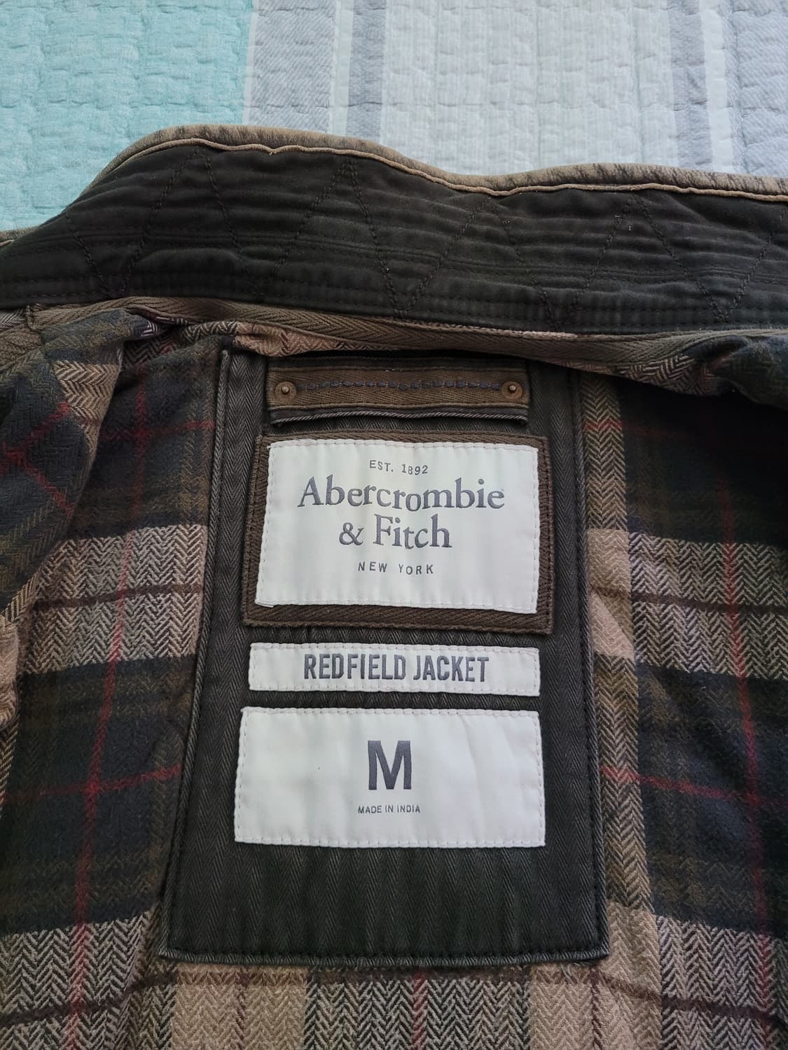 아베크롬비 Abercrombie 레드필드 왁스드 밀리터리 야상자켓 M 상품이미지7