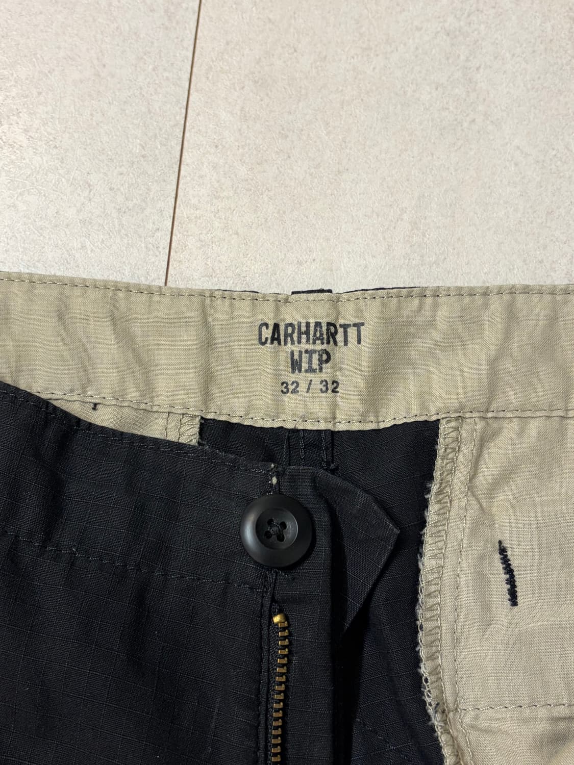 칼하트 에비에이션 카고팬츠 블랙 32x32 상품이미지3