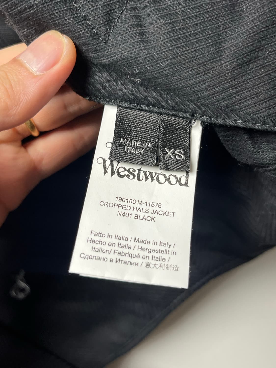 비비안 웨스트우드 크롭 머플러 자켓 상품이미지6