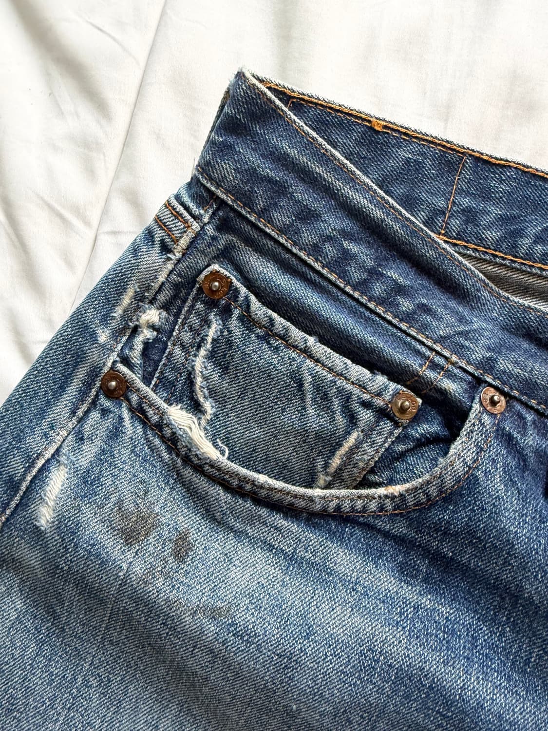 60s 리바이스 501 빅E 데님 팬츠  상품이미지9