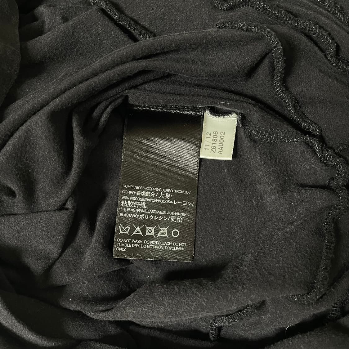 요지 야마모토 Y-3 프릴 티셔츠 2013SS 상품이미지8