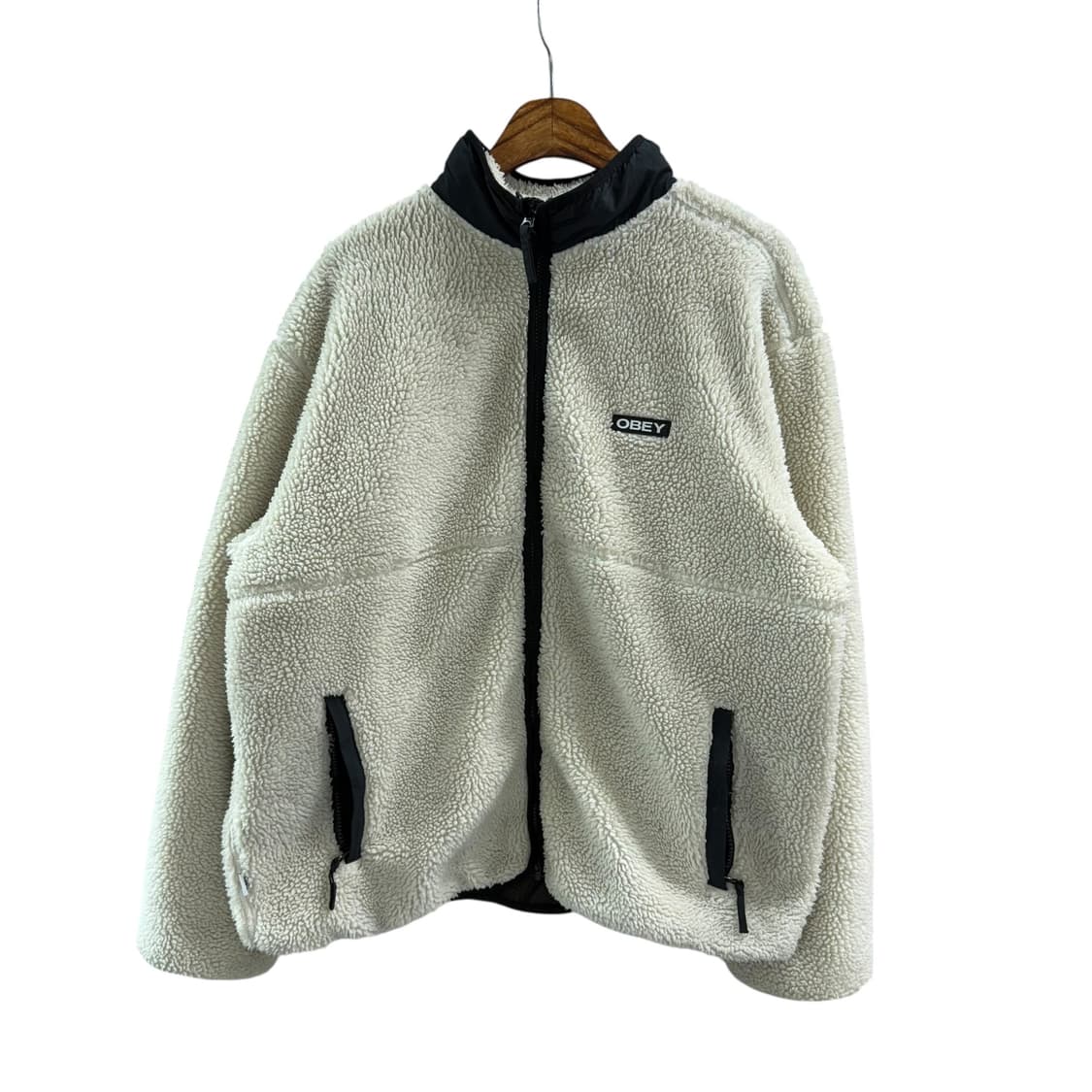 [L] 오베이 아이보리 플리스 자켓 상품이미지3