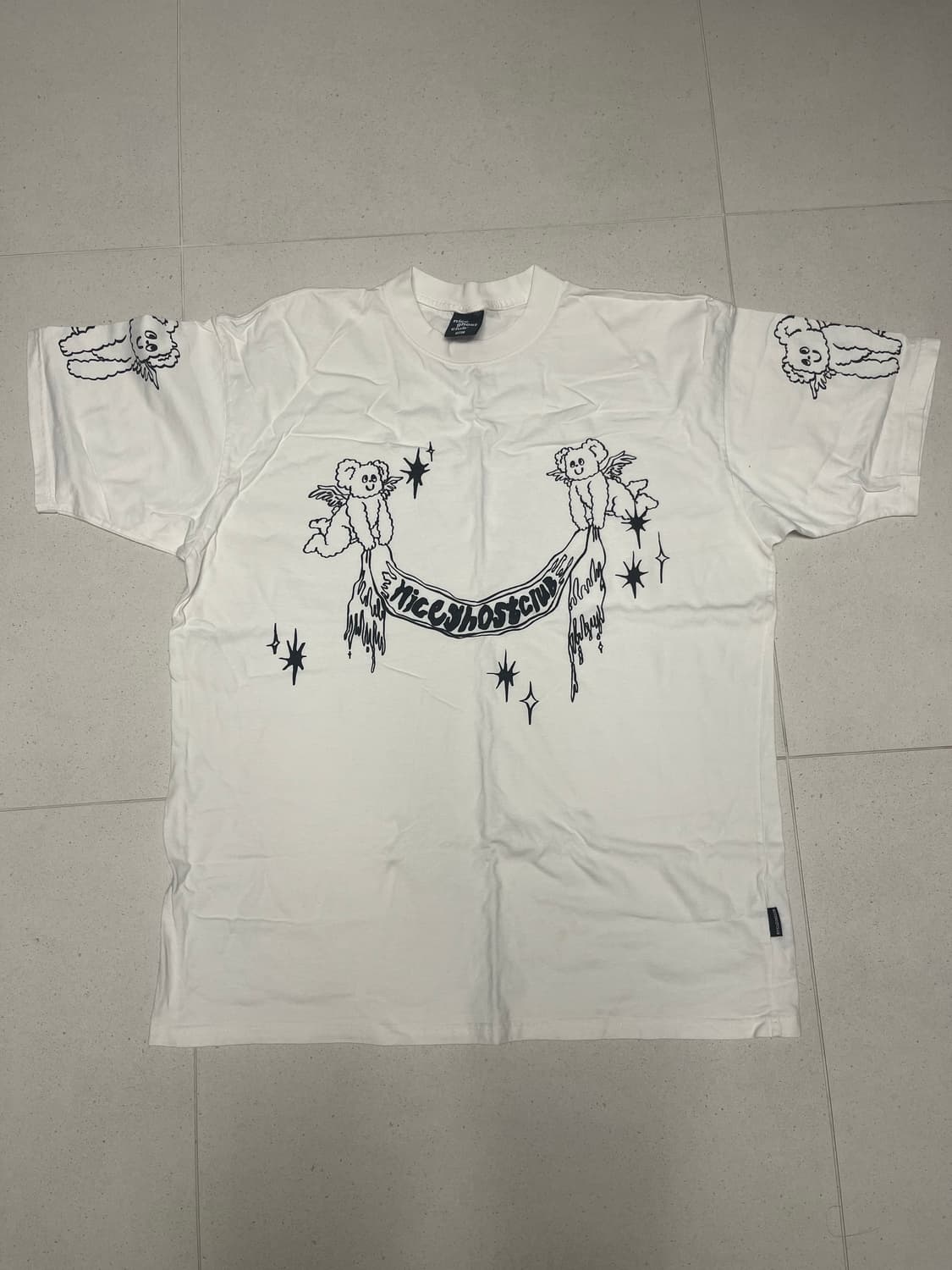 나이스고스트클럽 HEAVENLY BEAR ANGEL BIG BIG TEE 상품이미지2