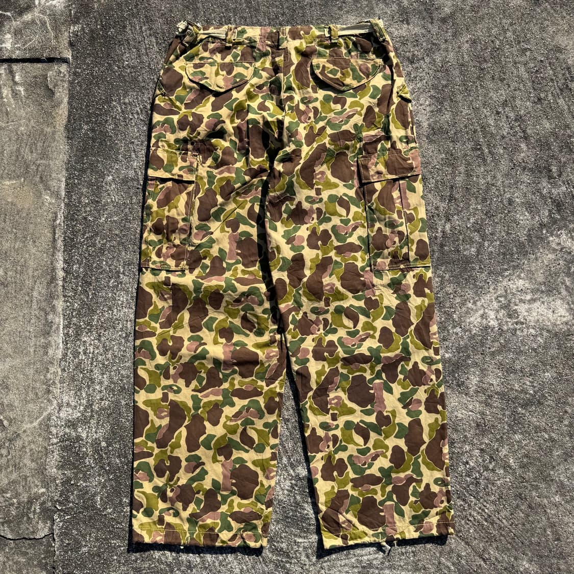 [33] 빈티지 덕 헌팅 카모 패턴 카고 팬츠 상품이미지2