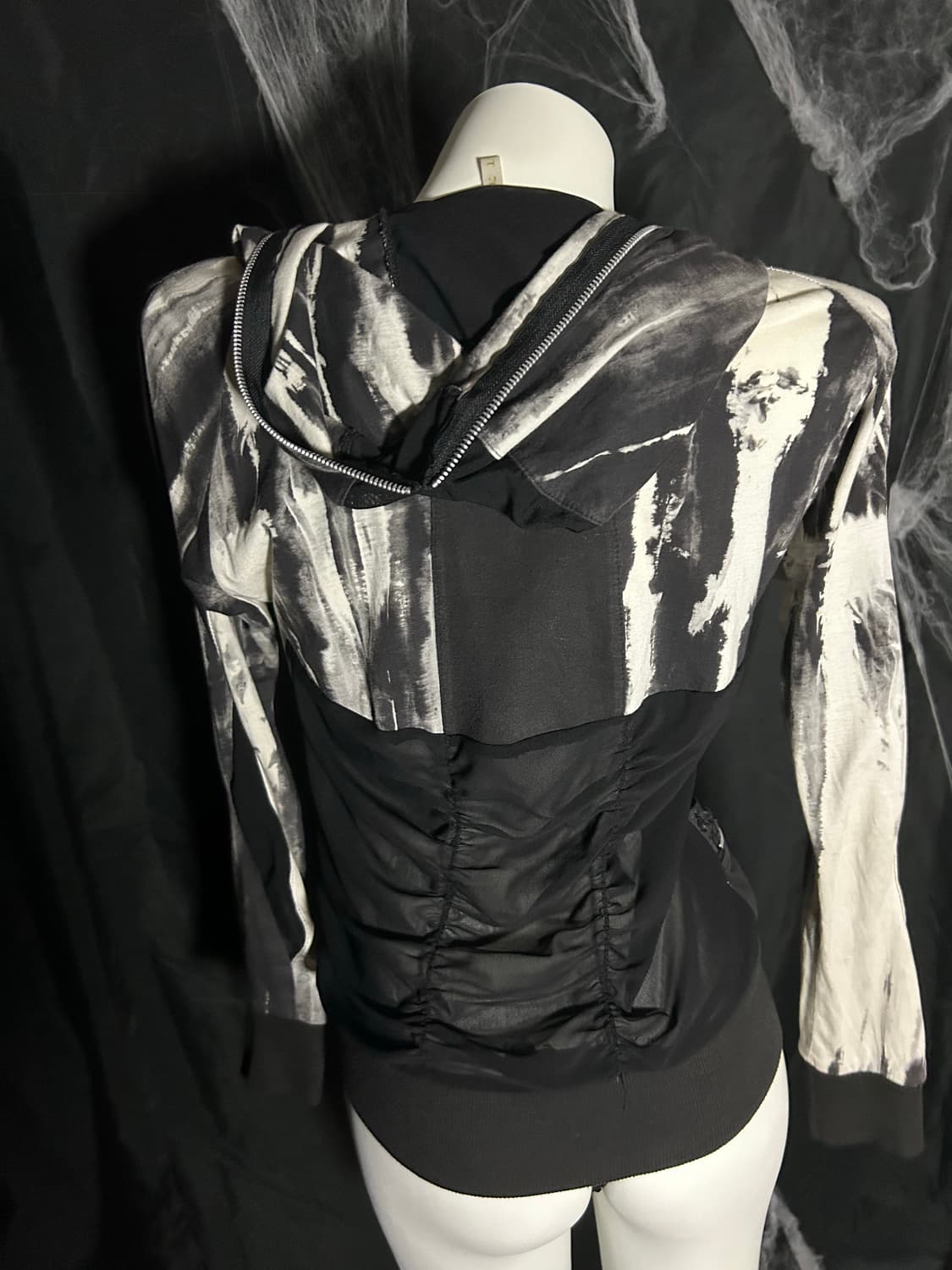 bleached hood zip-up 상품이미지4