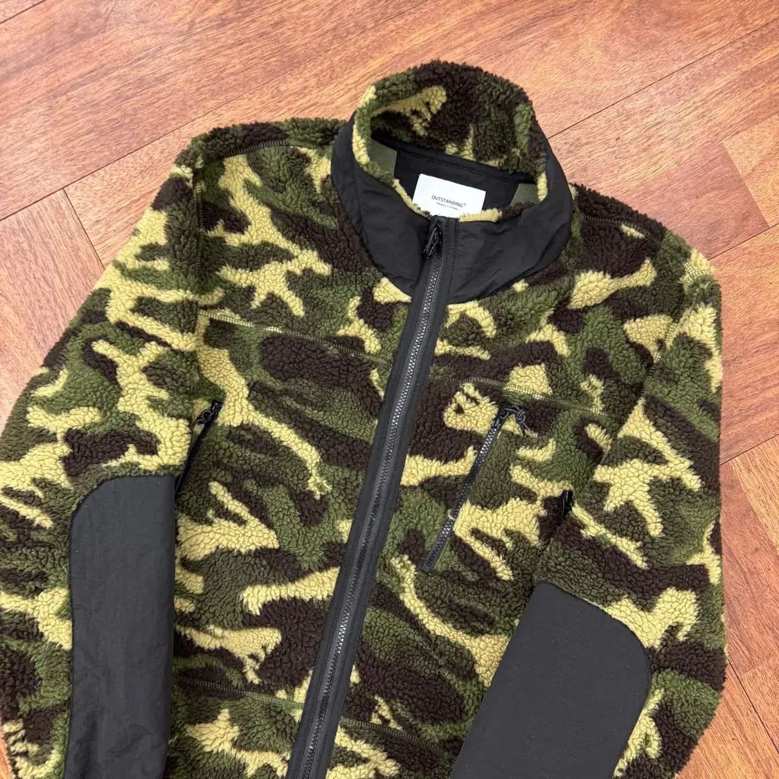 2(XL) 아웃스탠딩 카모 투웨이 플리스 자켓  상품이미지4