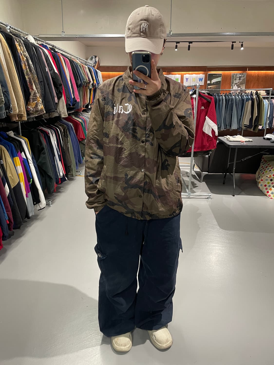 빈티지 카모플라주 코치 자켓   상품이미지3