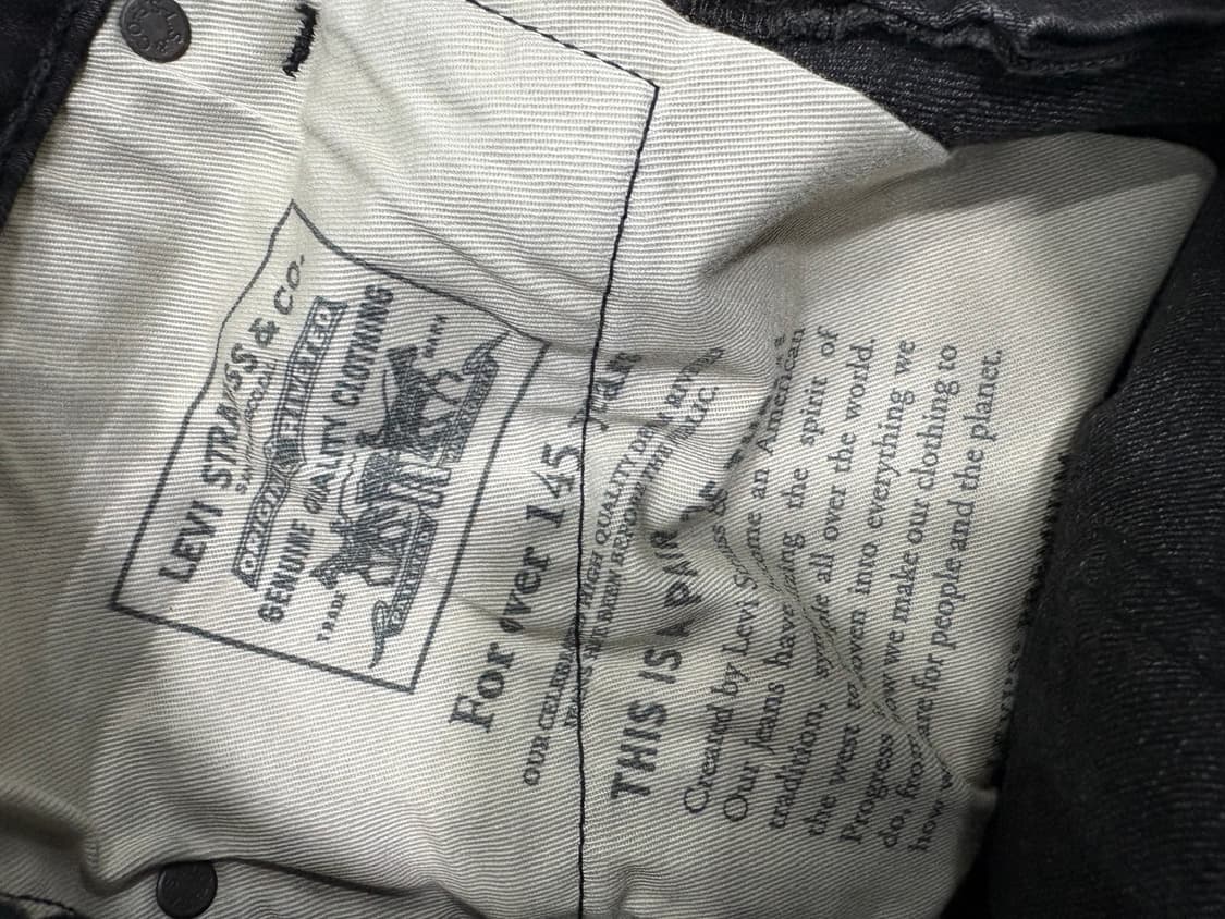 리바이스 511 흑청  W28 L32 상품이미지6